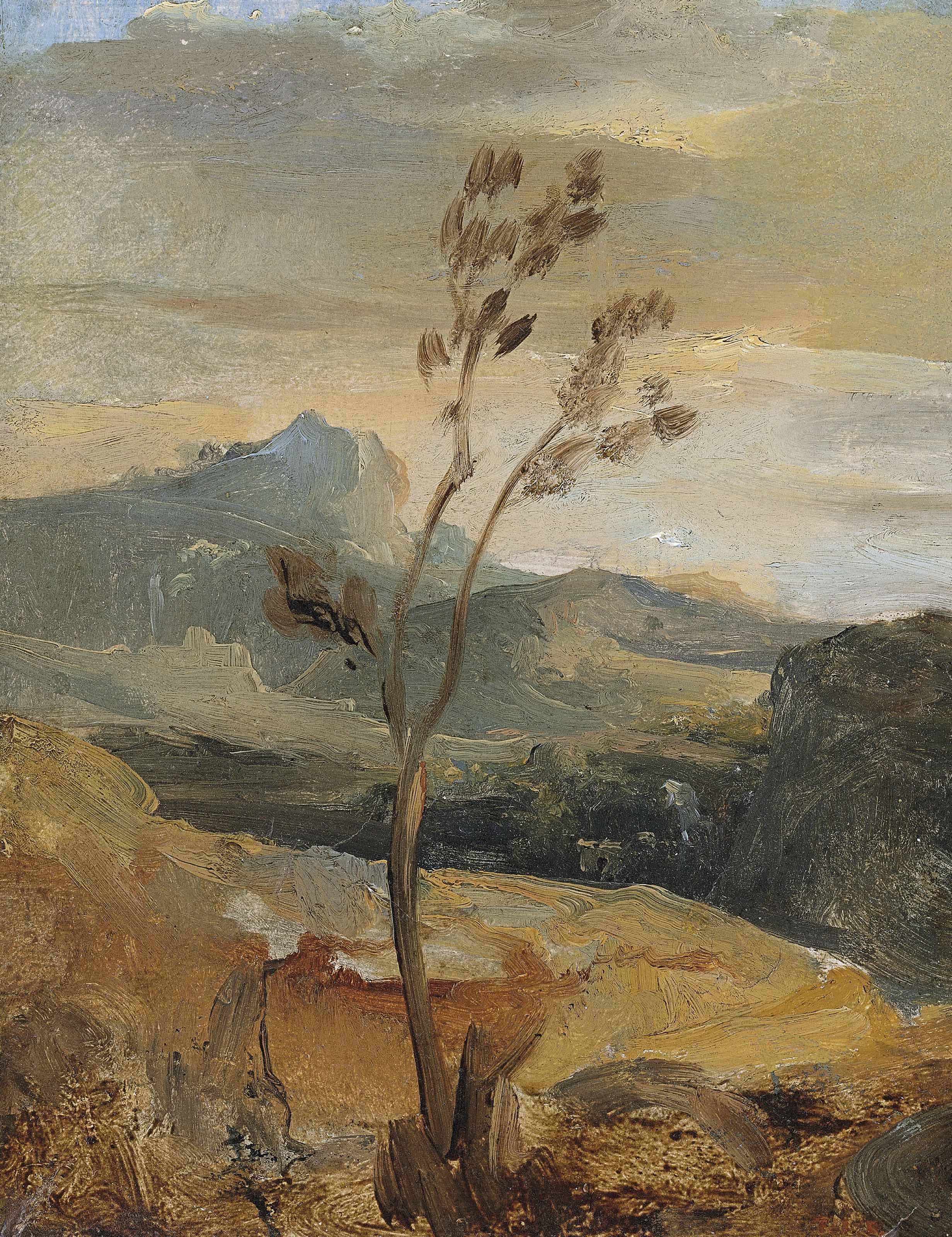 Théodore Rousseau (French, 1812–1867), Paysage d'Auvergne