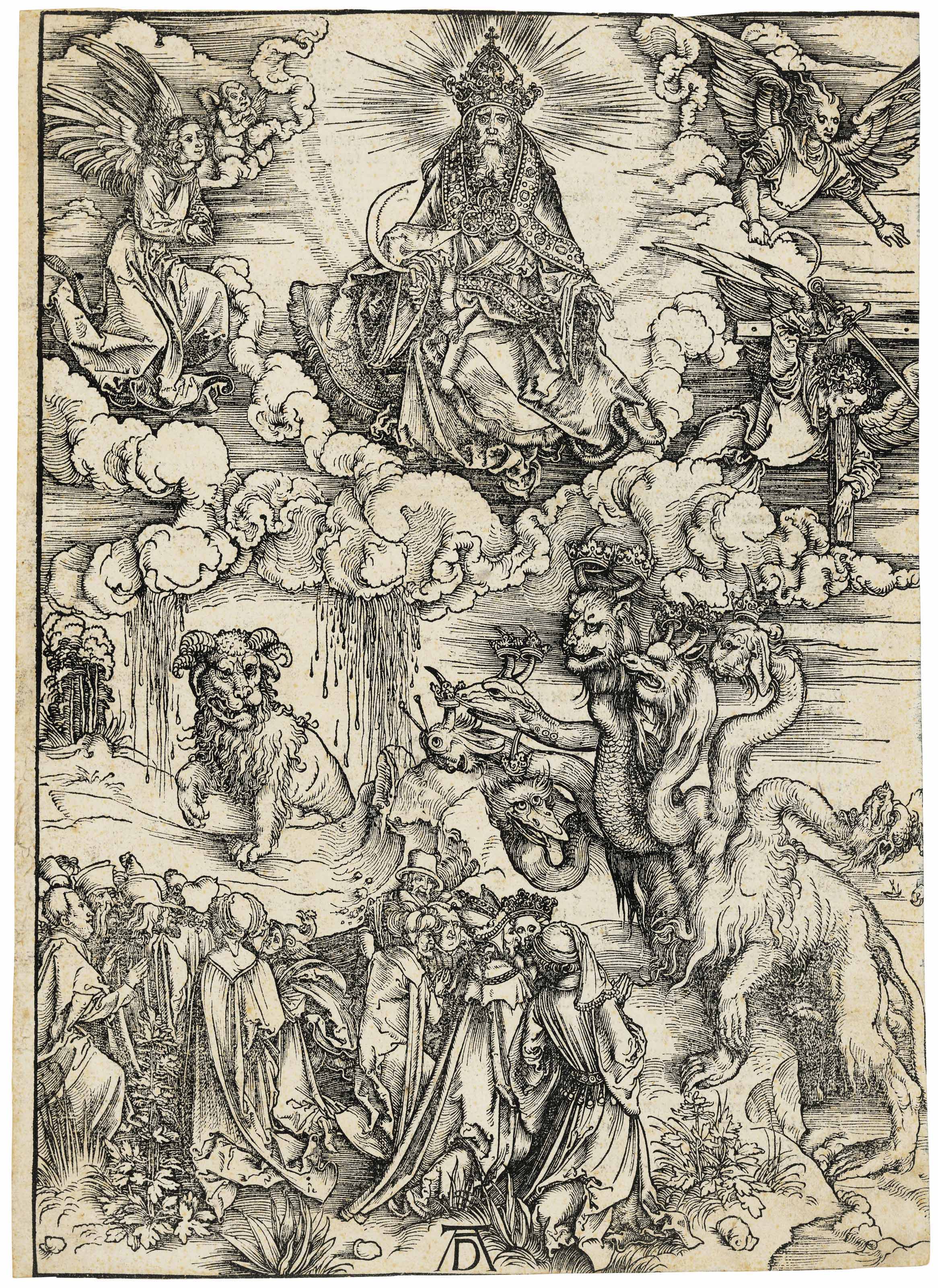 Albrecht Dürer 1471 1528 The Beast With Two Horns Like A - 