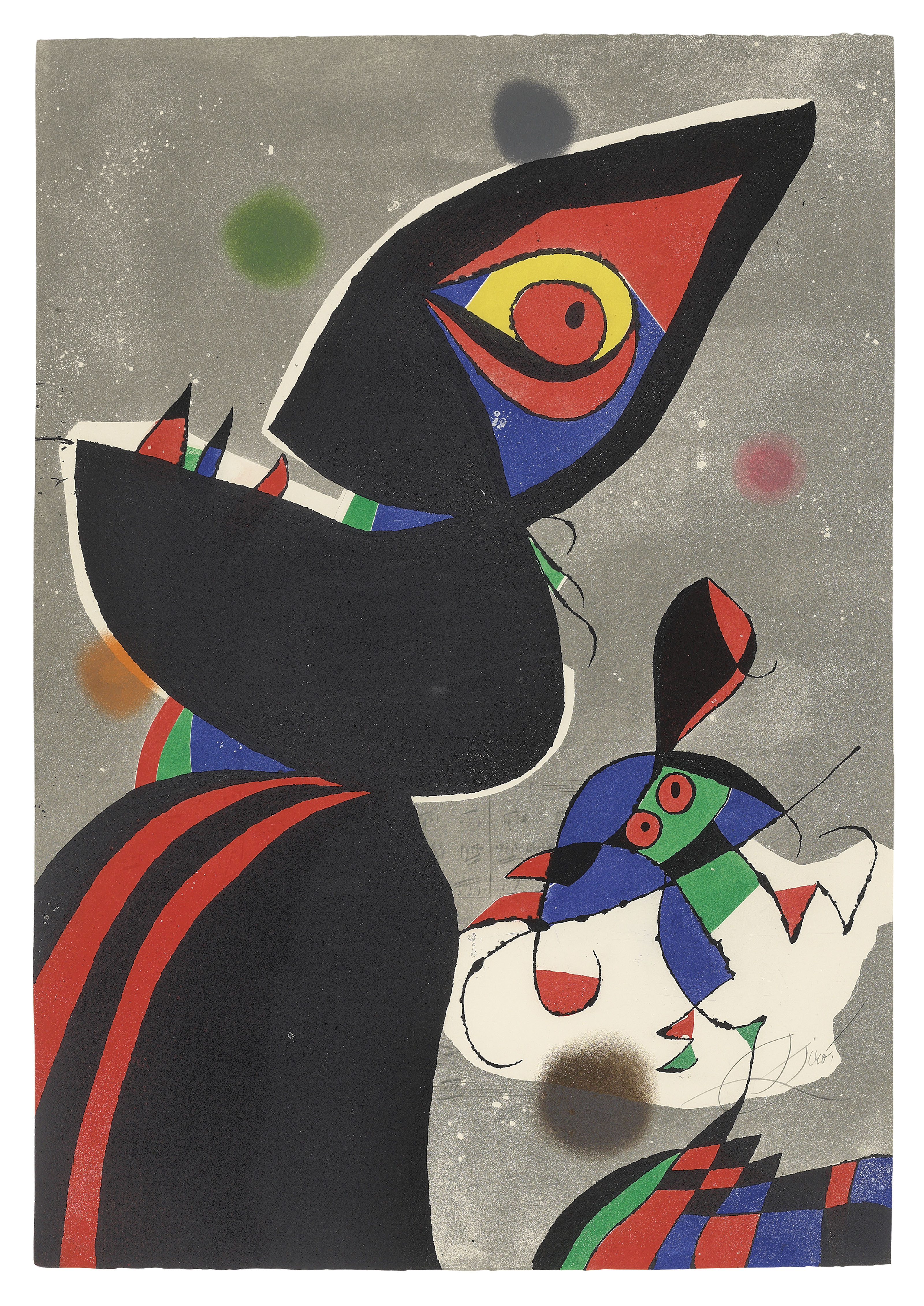 JOAN MIRÓ (1893-1983) , Gaudí XVII | Christie's