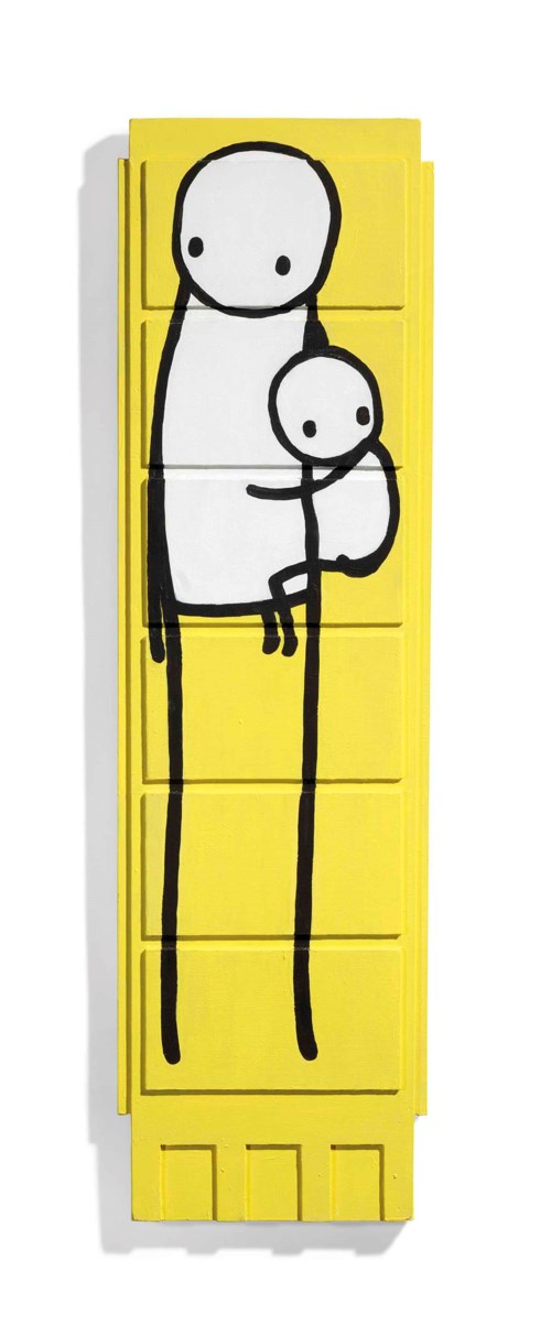 Stik (1979年生)，《伟大母亲（小型版本）》。整体：985 x 280 x 40毫米。2018年3月28日于佳士得伦敦售出，成交价52,500英镑