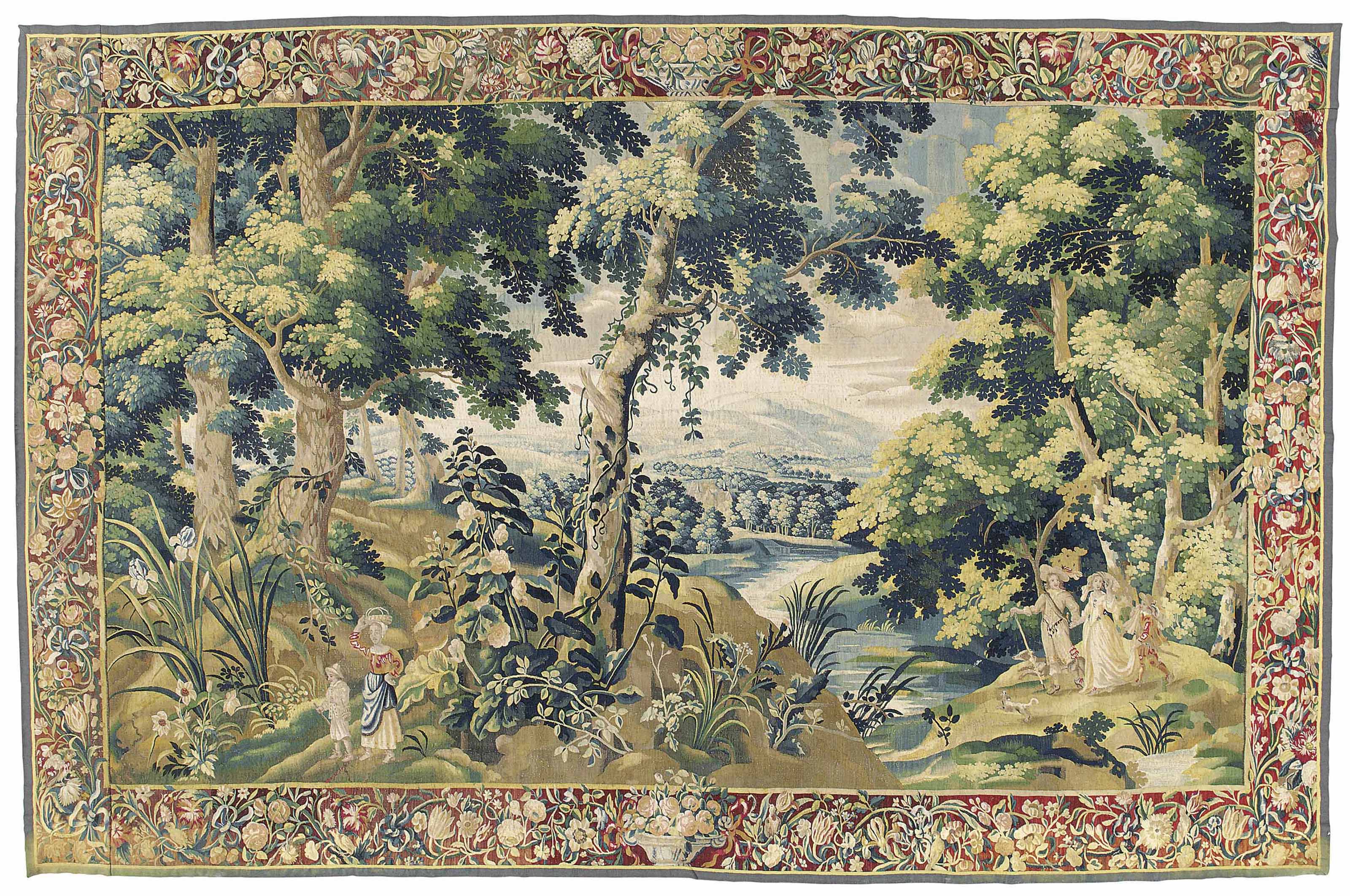 A FLEMISH VERDURE TAPESTRY , SECOND HALF 17TH CENTURY Christie's