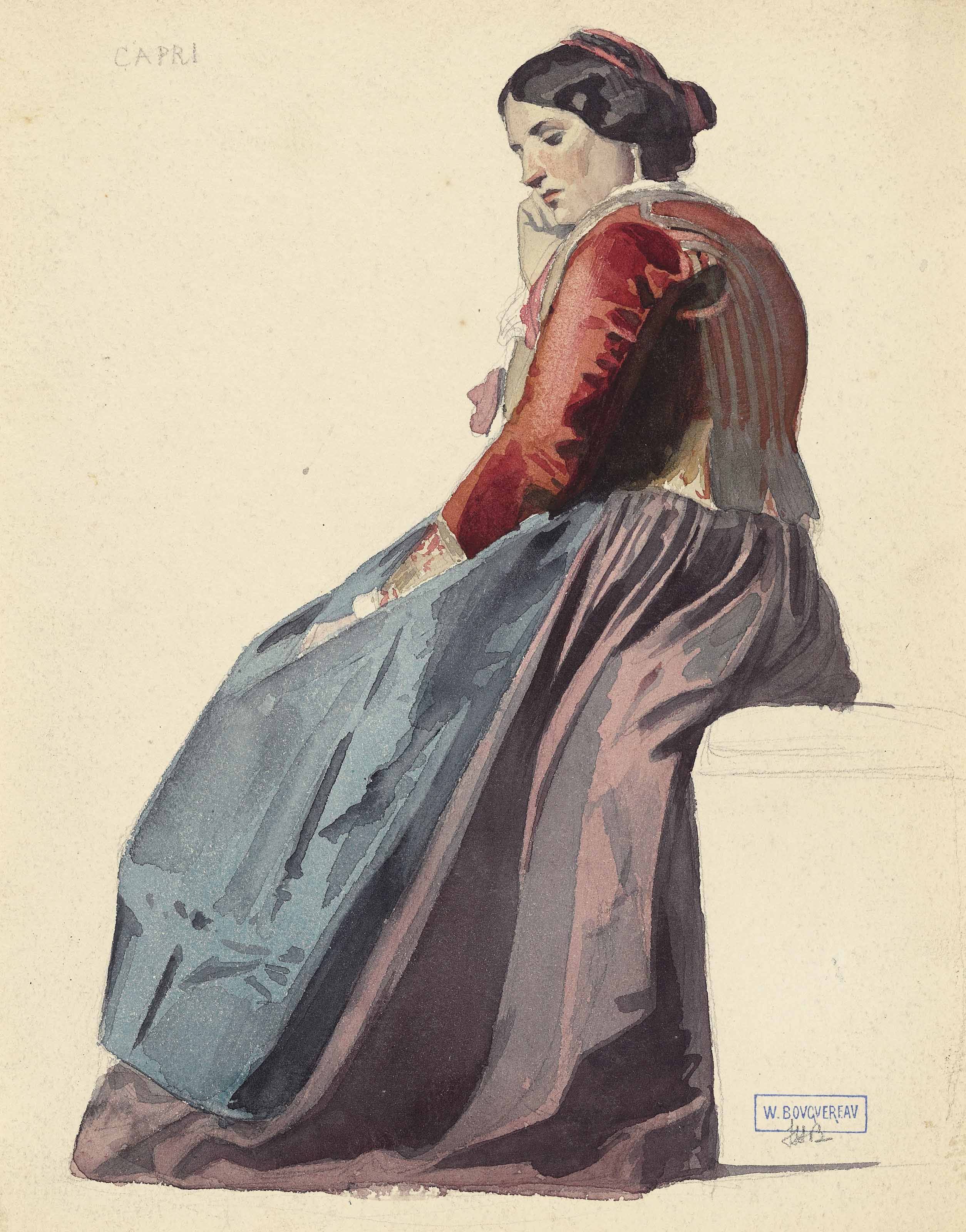 Study of a seated woman