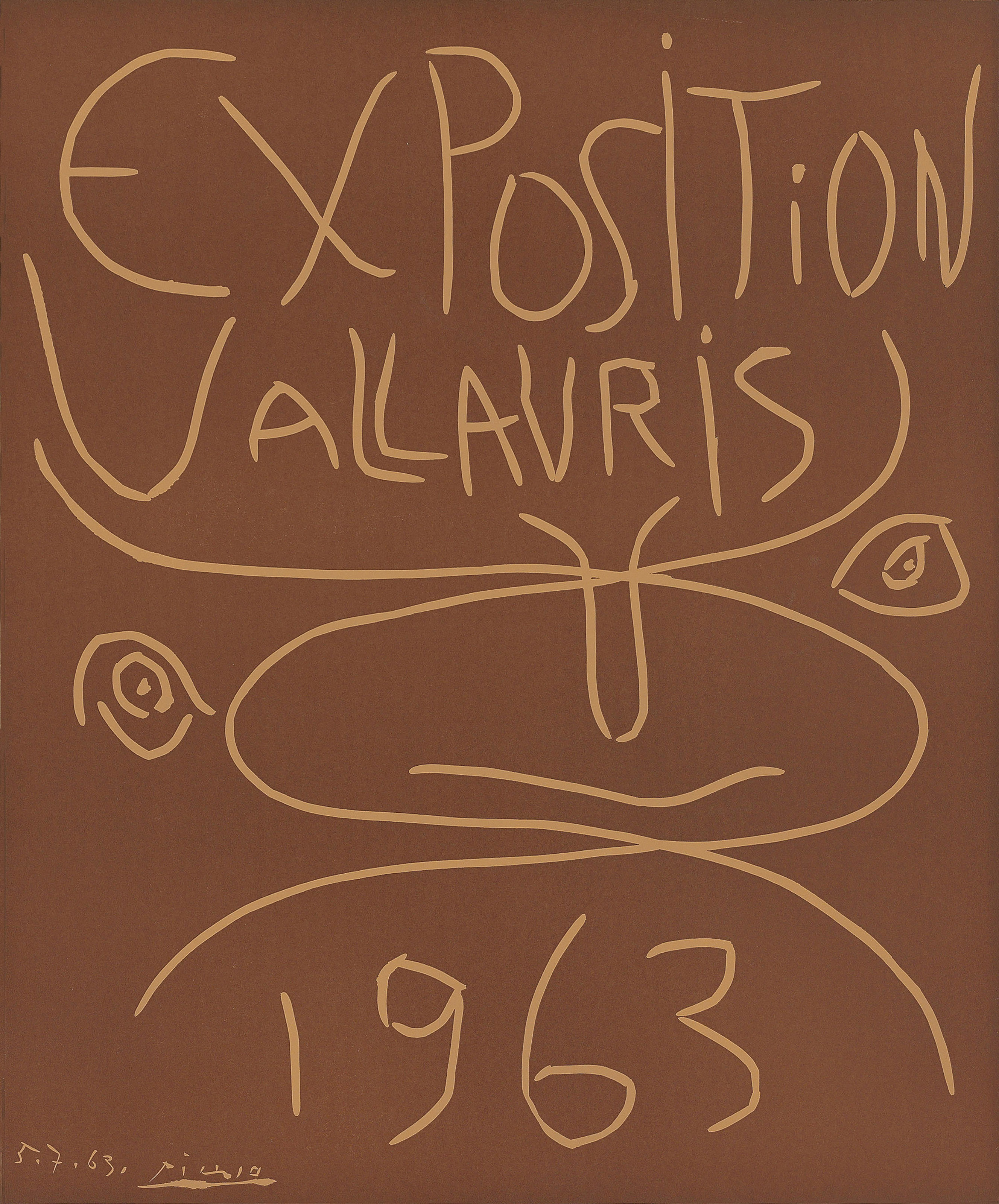 PABLO PICASSO (1881-1973), Exposition Vallauris, 1963 | Christie's