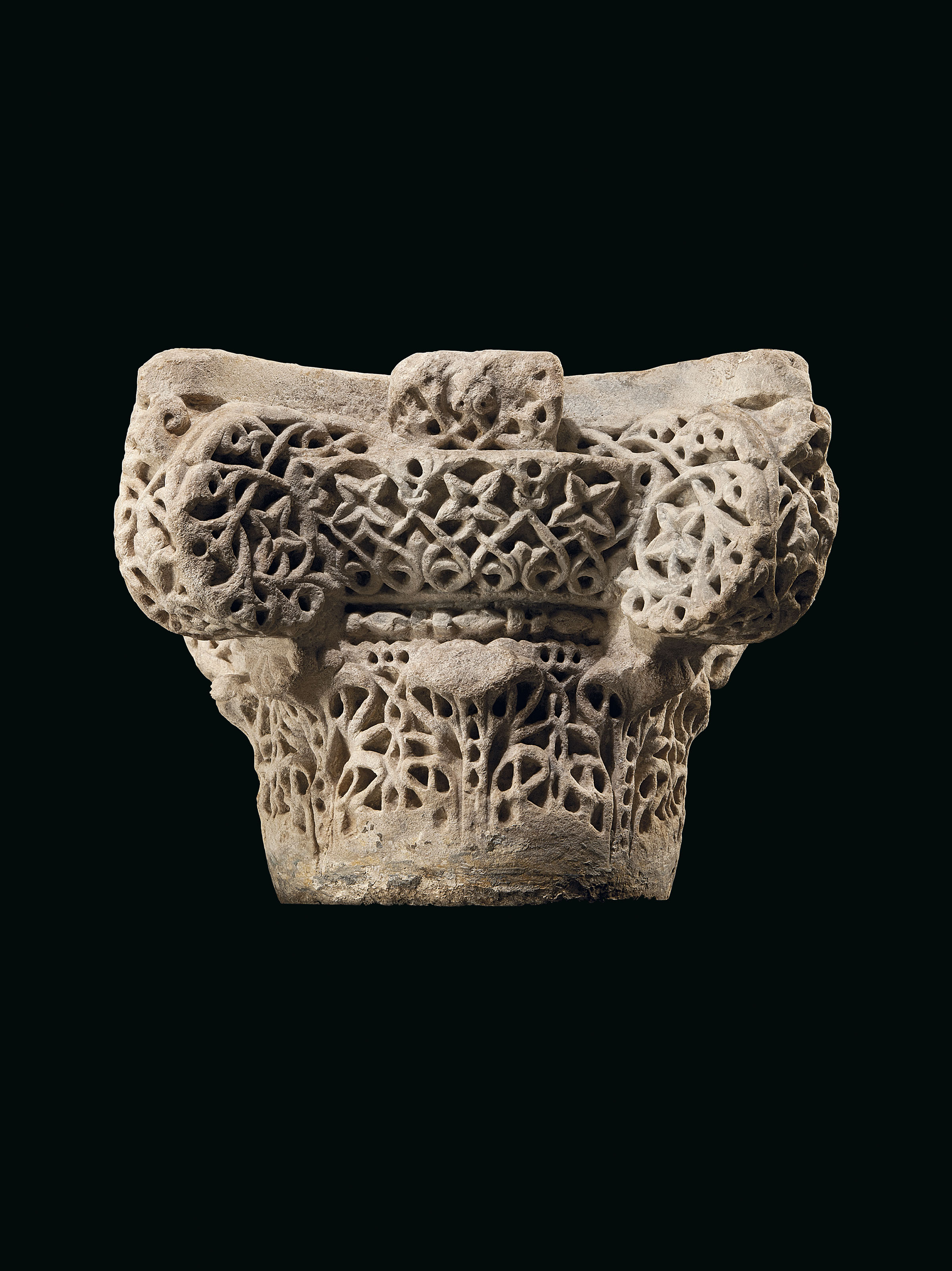 A Large Umayyad Carved Marble Capital Madinat Al Zahra Andalusia Spain Second Half 10th Century Furniture Lighting Architectural Christie S