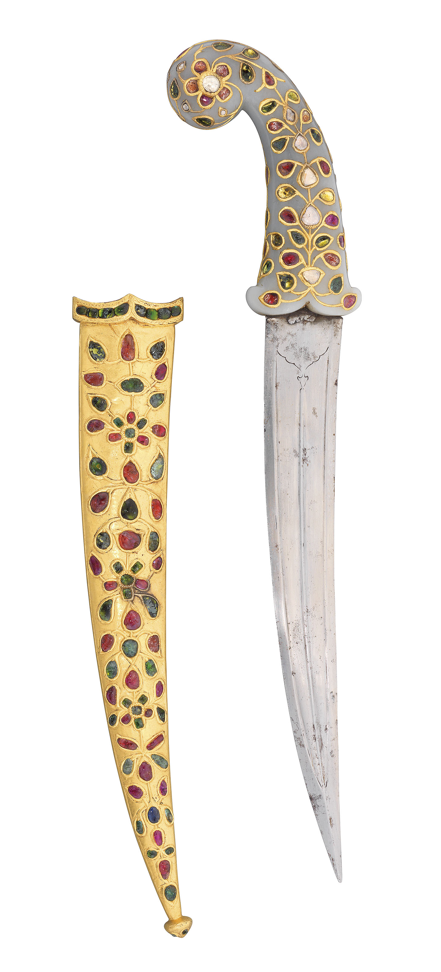 A GEMSET MUGHAL DAGGER (KHANJAR) , INDIA, 18TH CENTURY Christie's
