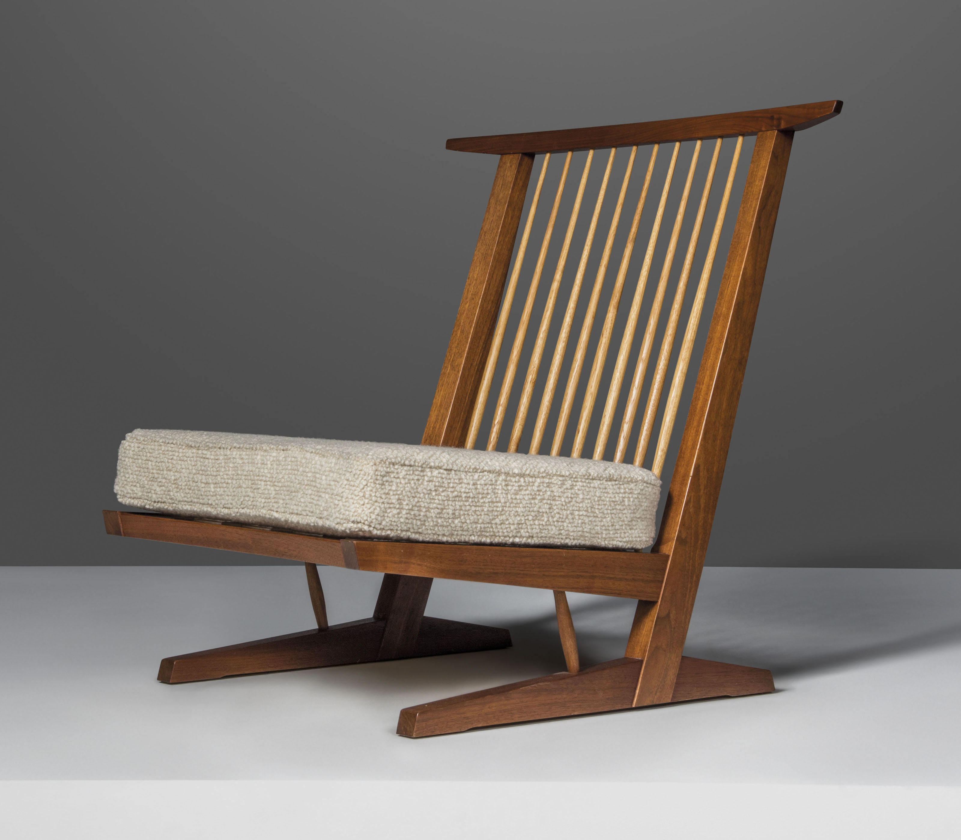 George Nakashima 1905 1990 A Conoid Cushion Lounge Chair Designed 1962 1960s Furniture Lighting Christie S