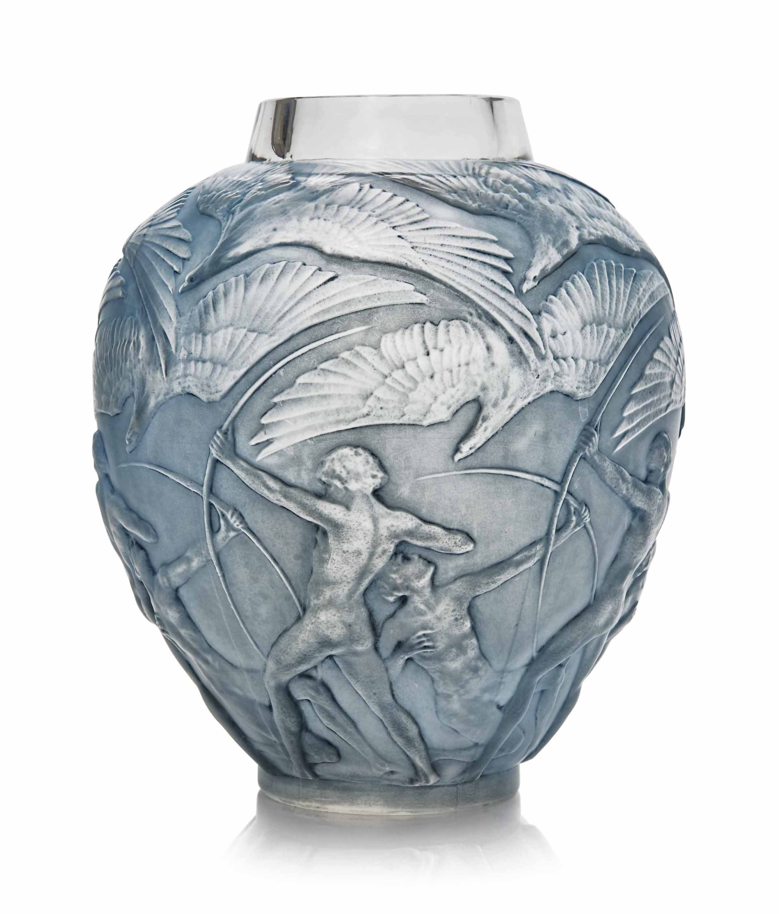 An &lsquo;Archers&rsquo; vase, no. 893, designed 1921. 10&frac12; in (26.8 cm) high. Sold for &pound;5,250 on 15 May 2018 at Christie&rsquo;s in London
