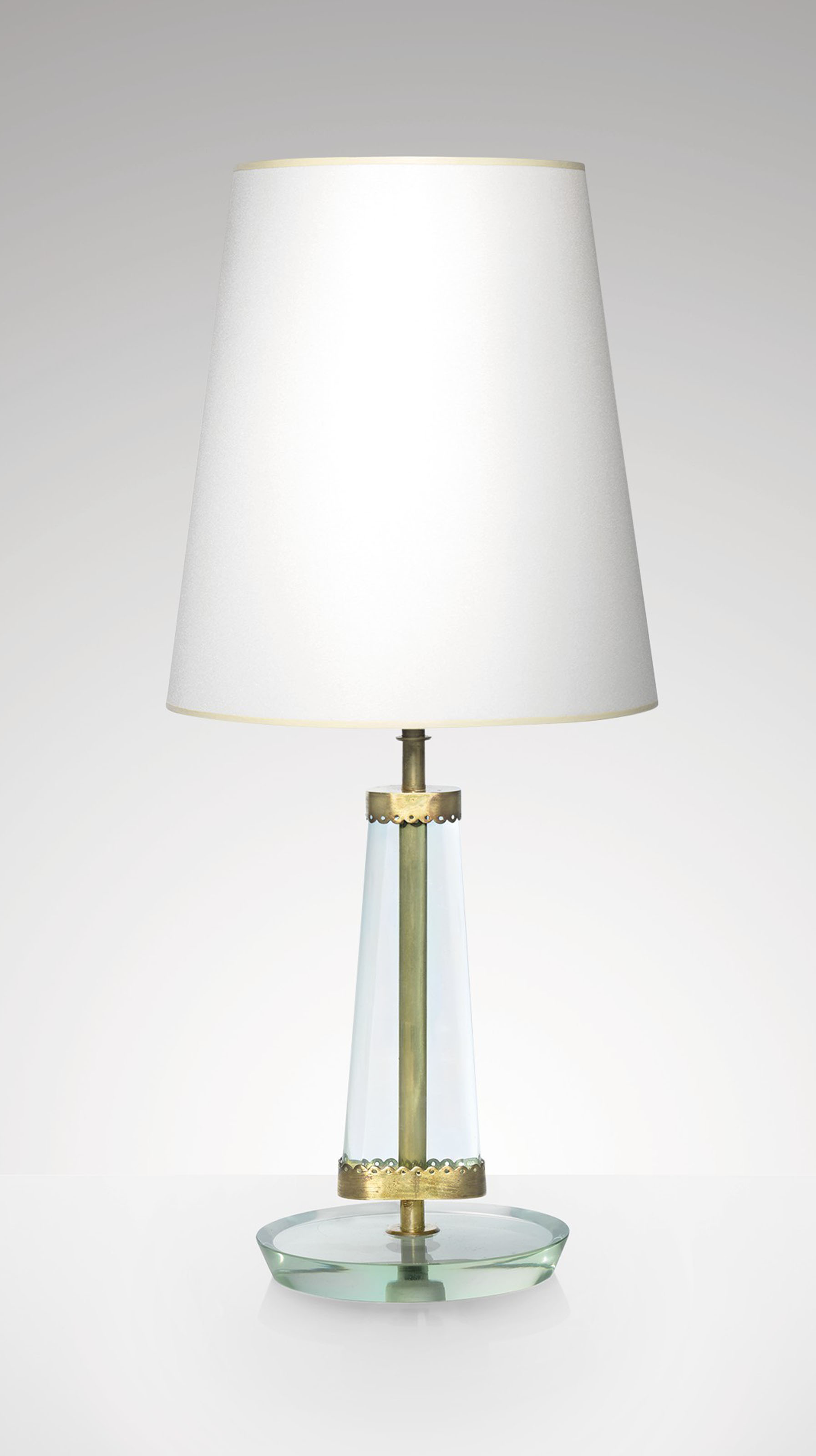 Pietro Chiesa, a table lamp, 1940s, manufactured by Fontana Arte, Milan, Italy, sold for £11,875 on 17 October 2018 at Christie's in London