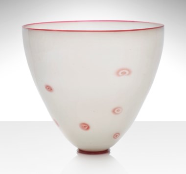 Carlo Scarpa (1906-1978), a rare and important Millefiori vase, model No. 6006, 1930-31. 8  in high (20  cm). Estimate £30,000-50,000. Offered in Thinking Italian, Design on 17 October 2018 at Christie’s in London