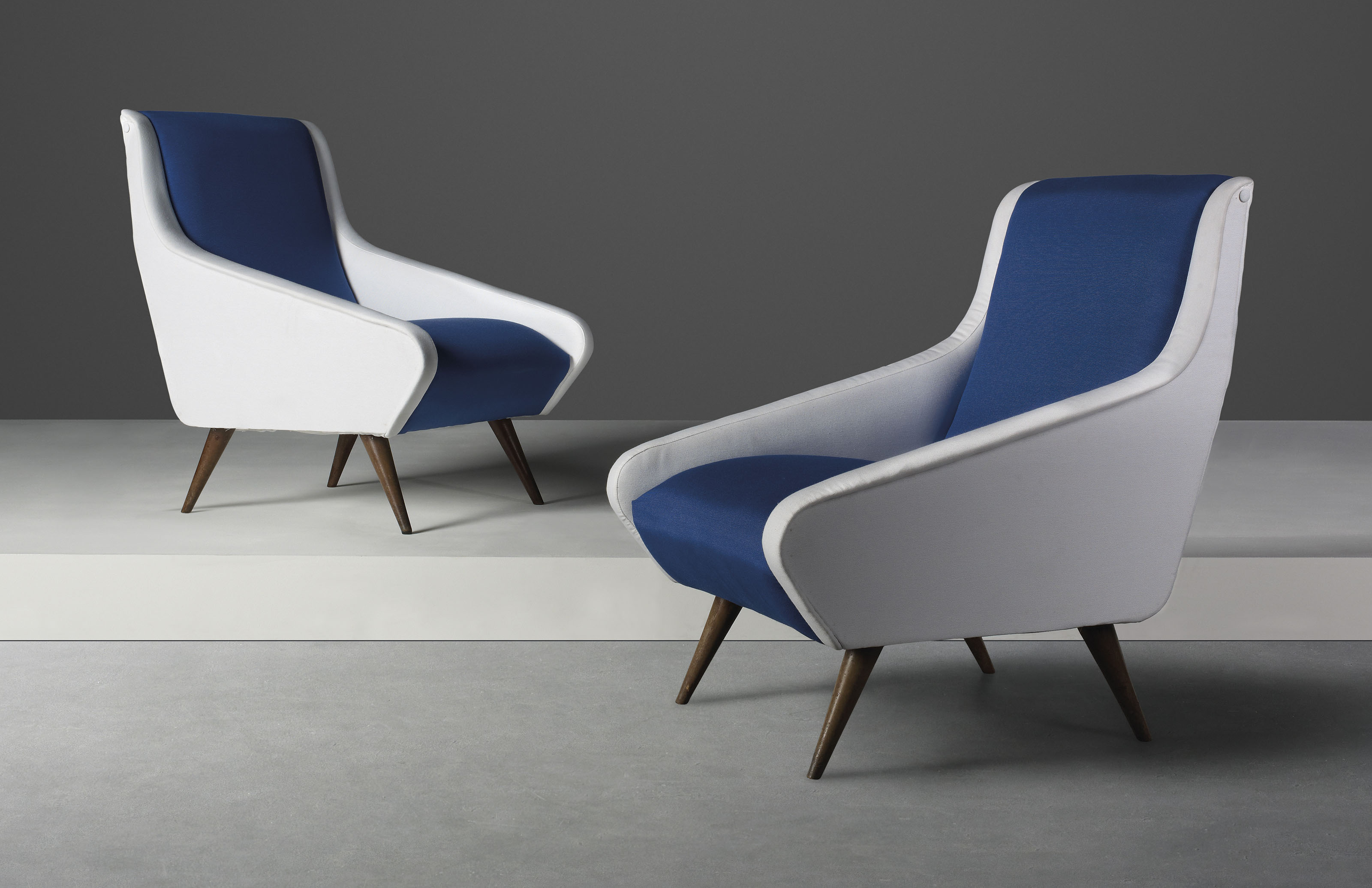 Carlo de Carli, a pair of armchairs, model no. 802, circa 1954, sold for £9,375 on 17 October 2018 at Christie's in London