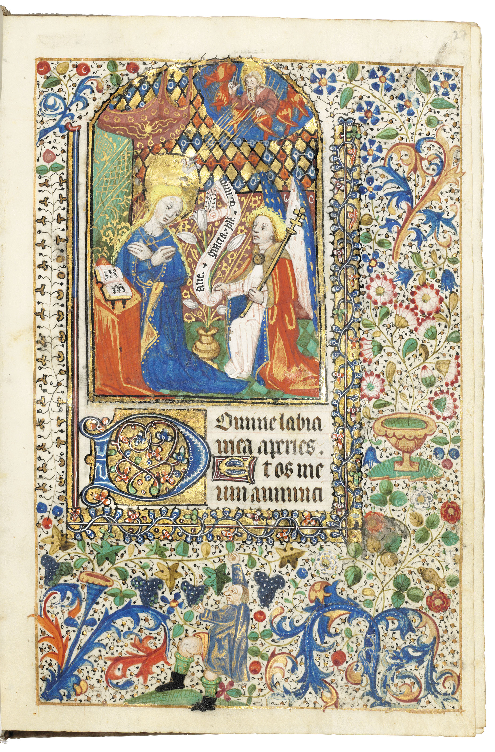 BOOK OF HOURS, use of Rouen, in Latin and French