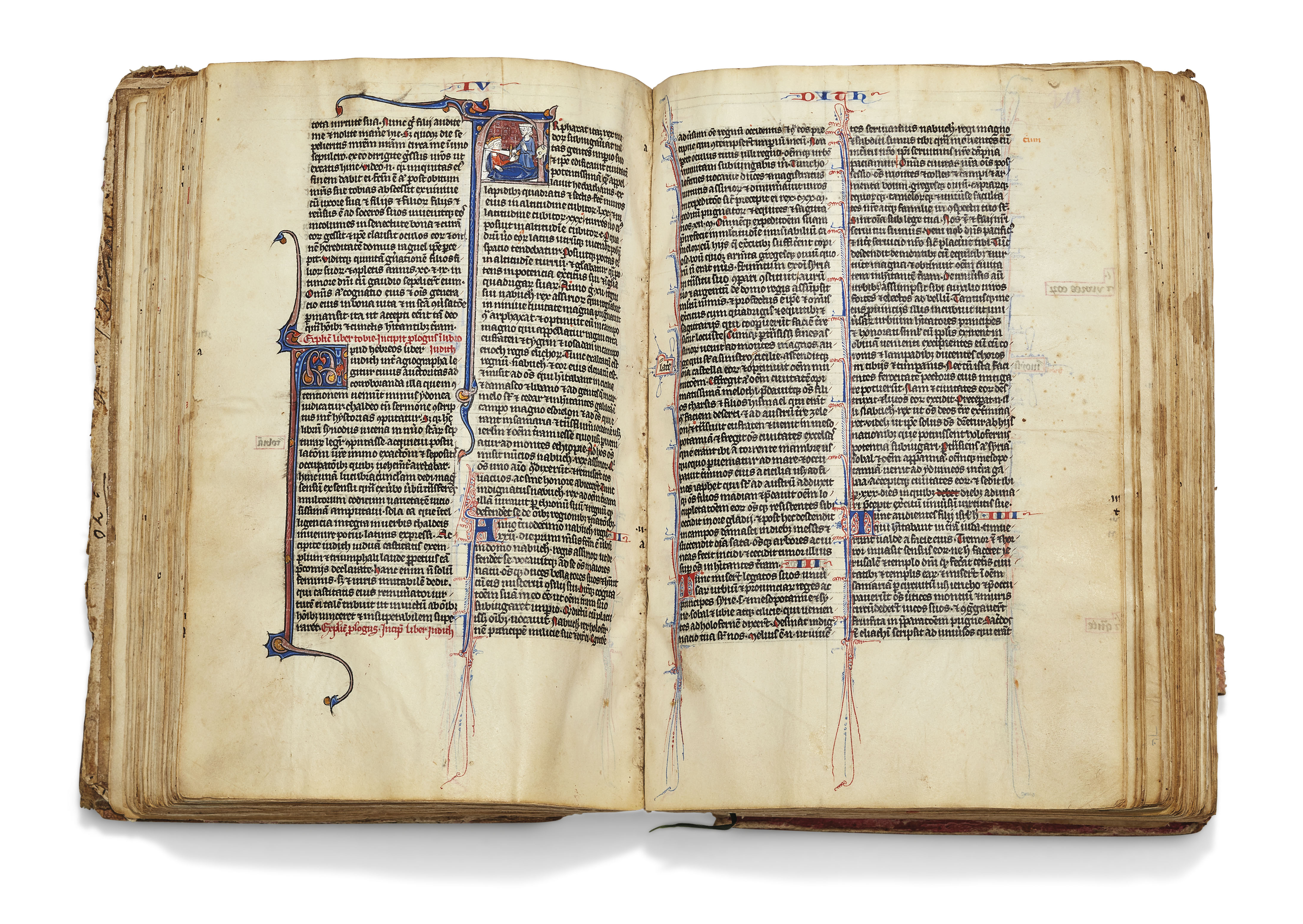 BIBLE in the Latin translation of St Jerome with the customary