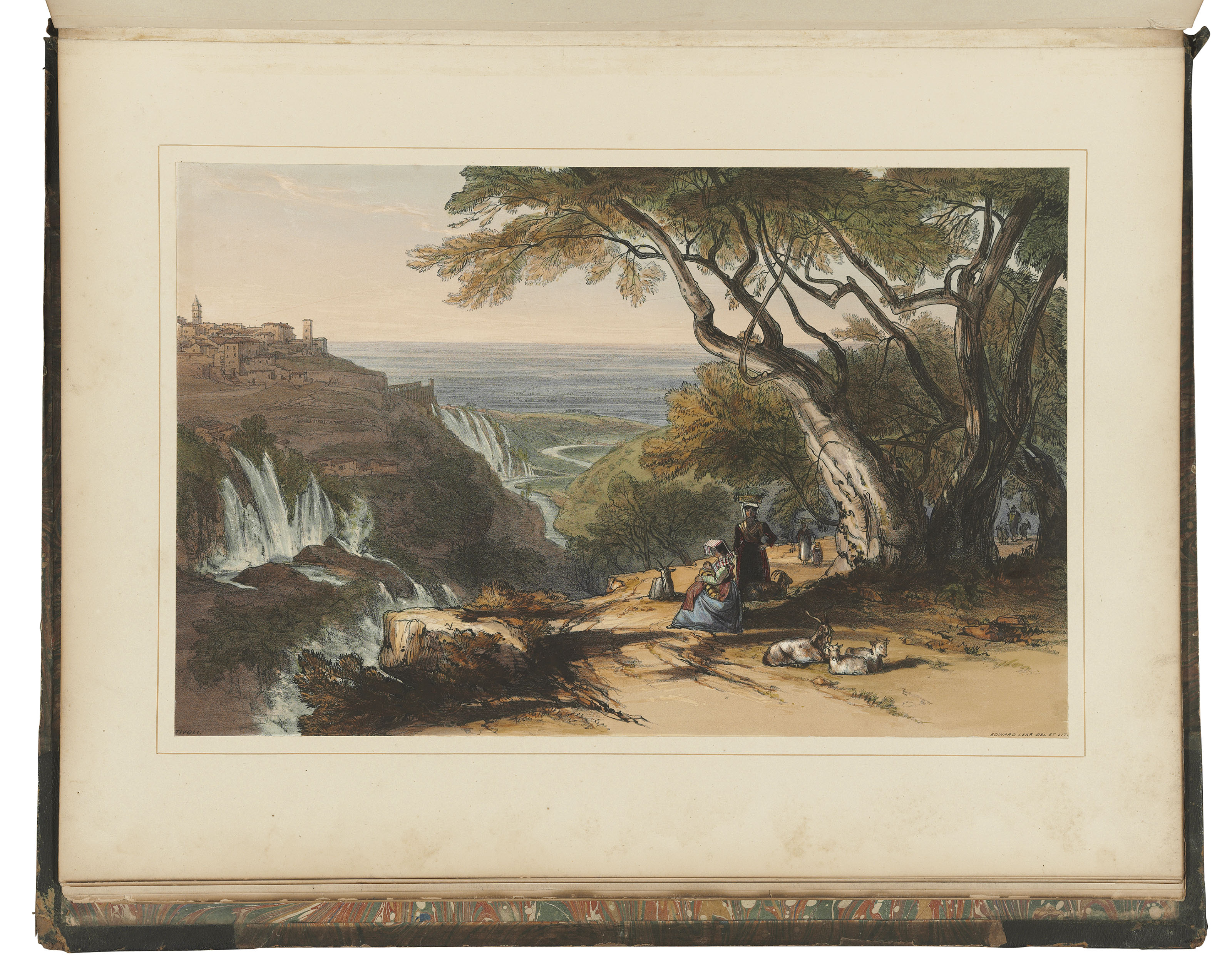 LEAR, Edward (18121888). Views in Rome and its environs; drawn from