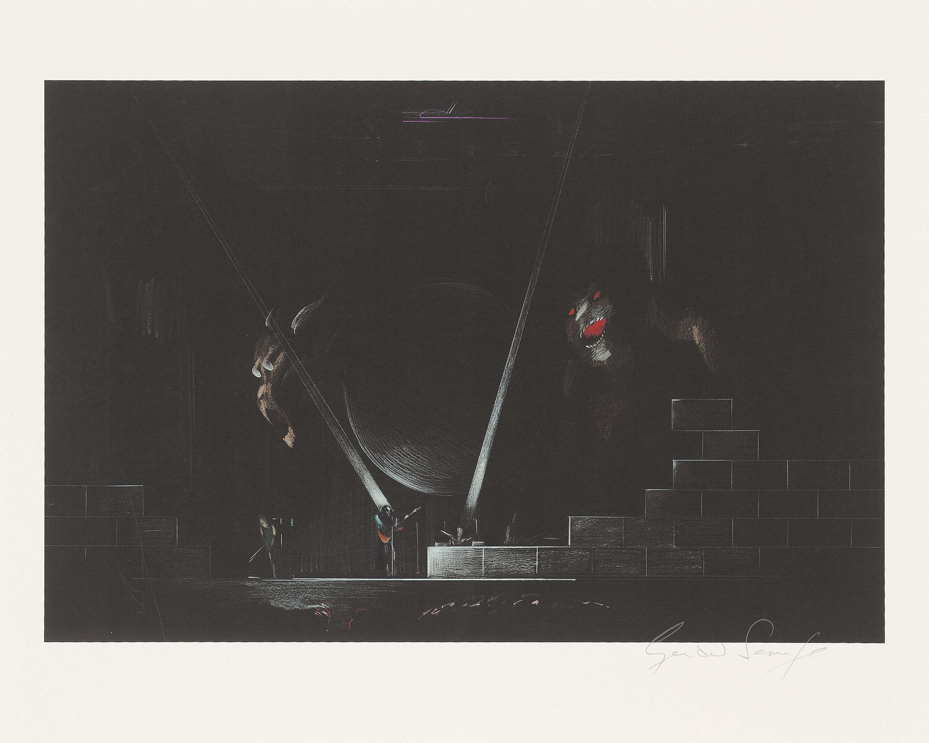 Gerald Scarfe (British, b. 1936) , Scarfe on the Wall Christie's