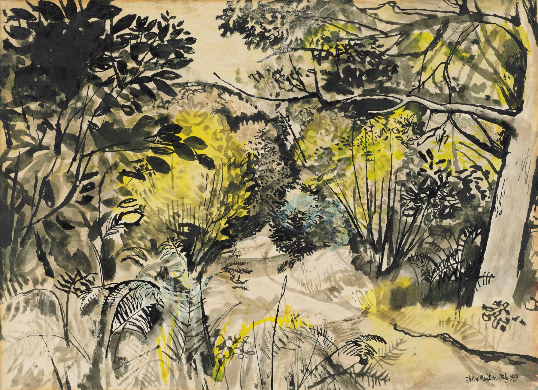 John Minton (19171957), Midsummer Landscape Christie's