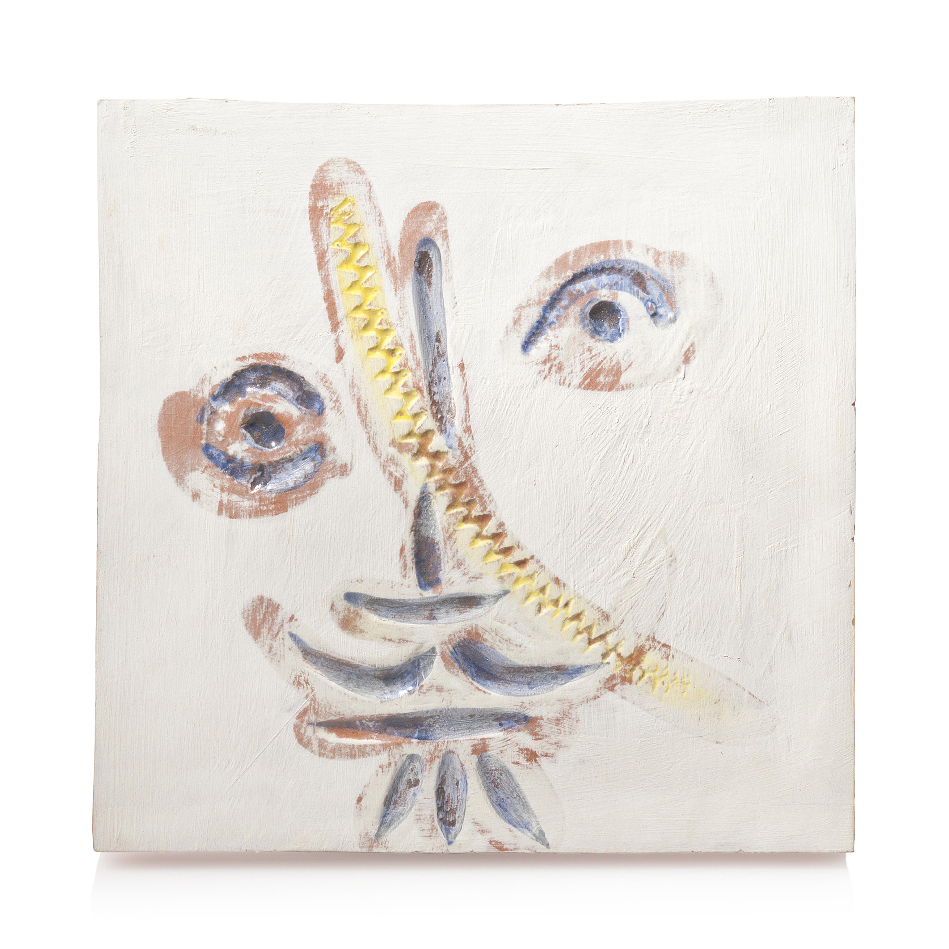Pablo Picasso 11 1973 Visage Au Trait Oblique A R 5 Christie S