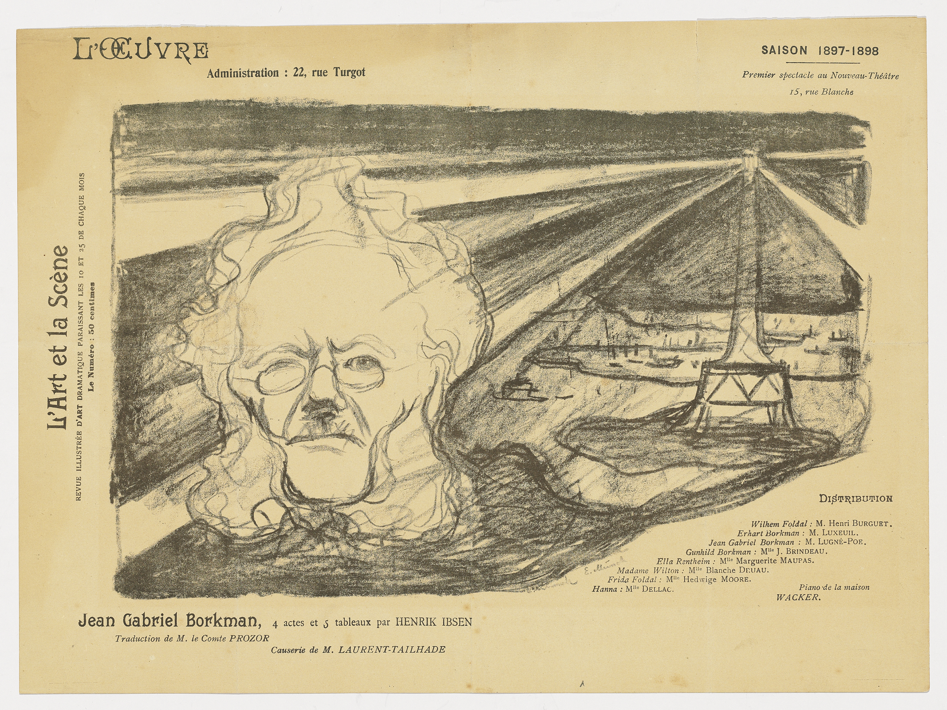 Catalog image of Theatre Programme: John Gabriel Borkman