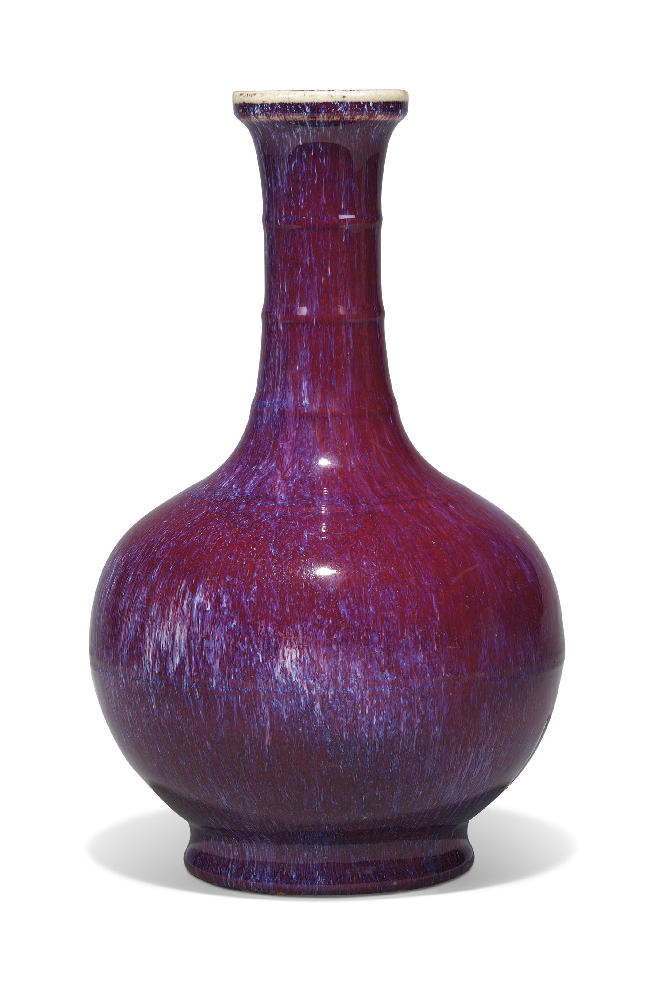 A CHINESE FLAMBÉGLAZED BOTTLE VASE , 18TH CENTURY Christie's
