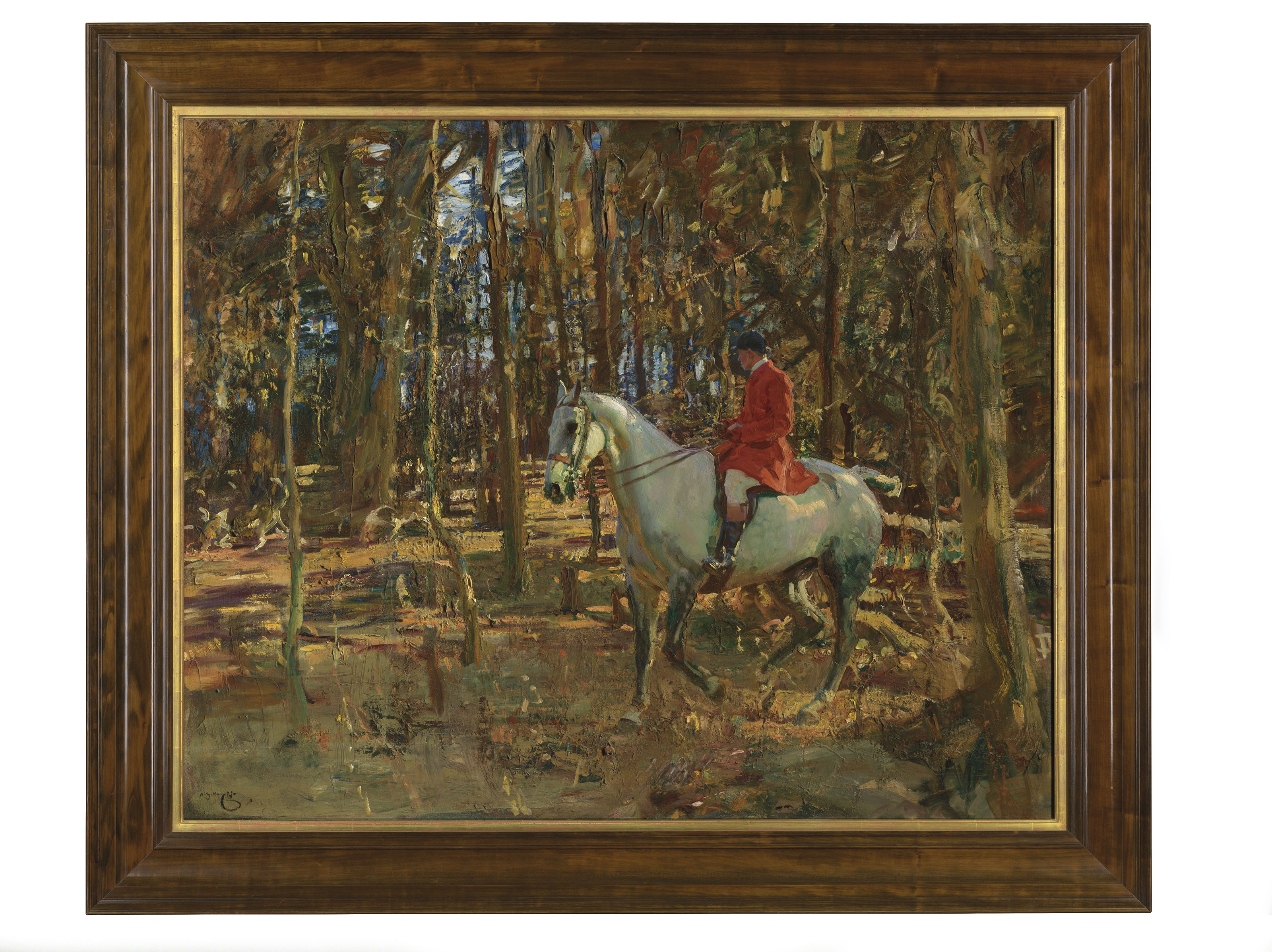 Sir Alfred James Munnings P R A R W S 1878 1959 The Whip Trevelloe Wood Cornwall 20th Century Paintings Christie S