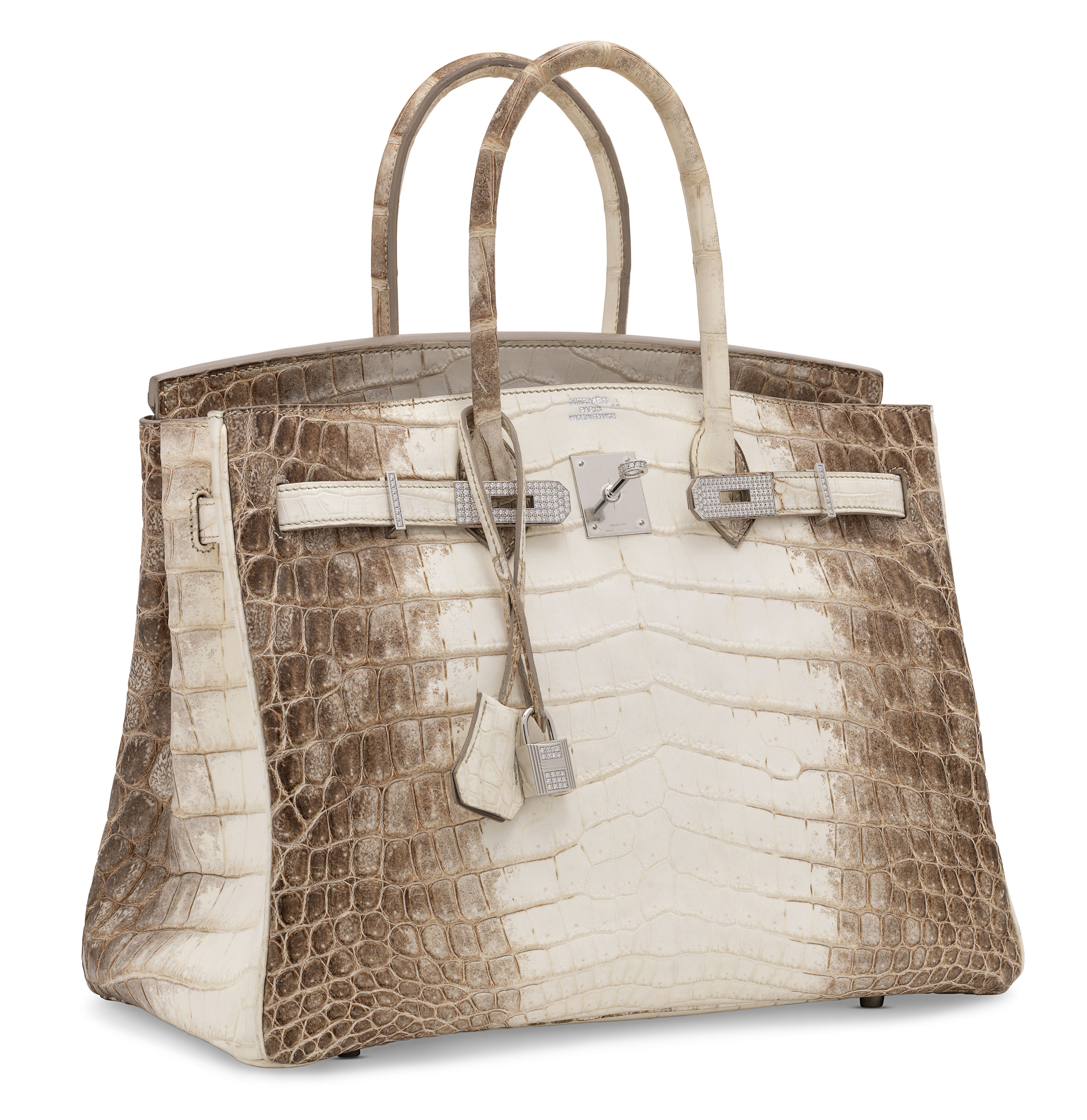 Hermes Himalayan Niloticus Crocodile Diamond Birkin handbag is world's most  expensive at $417,000 - ABC News