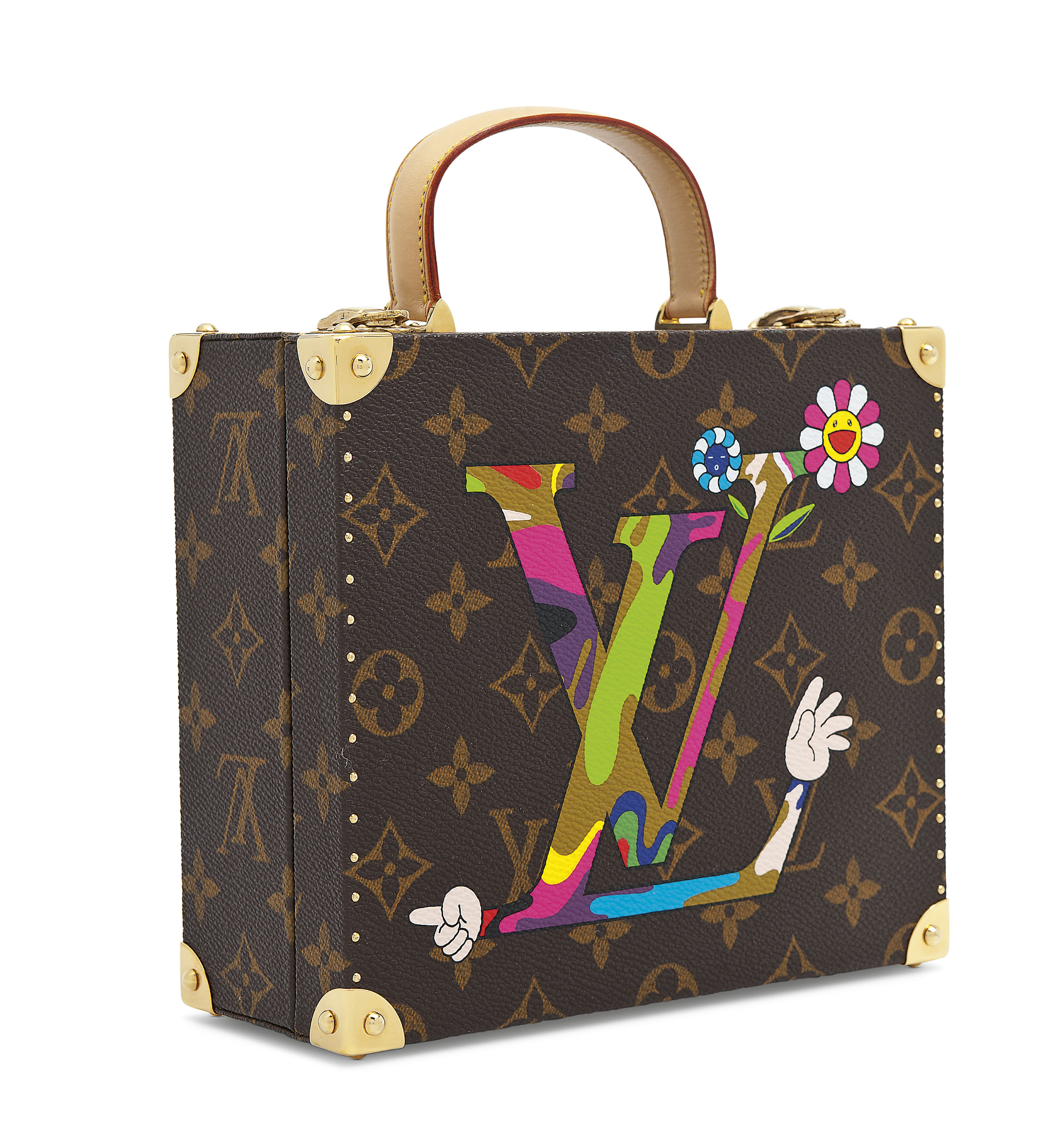 A LIMITED EDITION MONOGRAM SUPERFLAT JEWELLERY BOX, NO. 39 BY TAKASHI MURAKAMI , LOUIS VUITTON ...