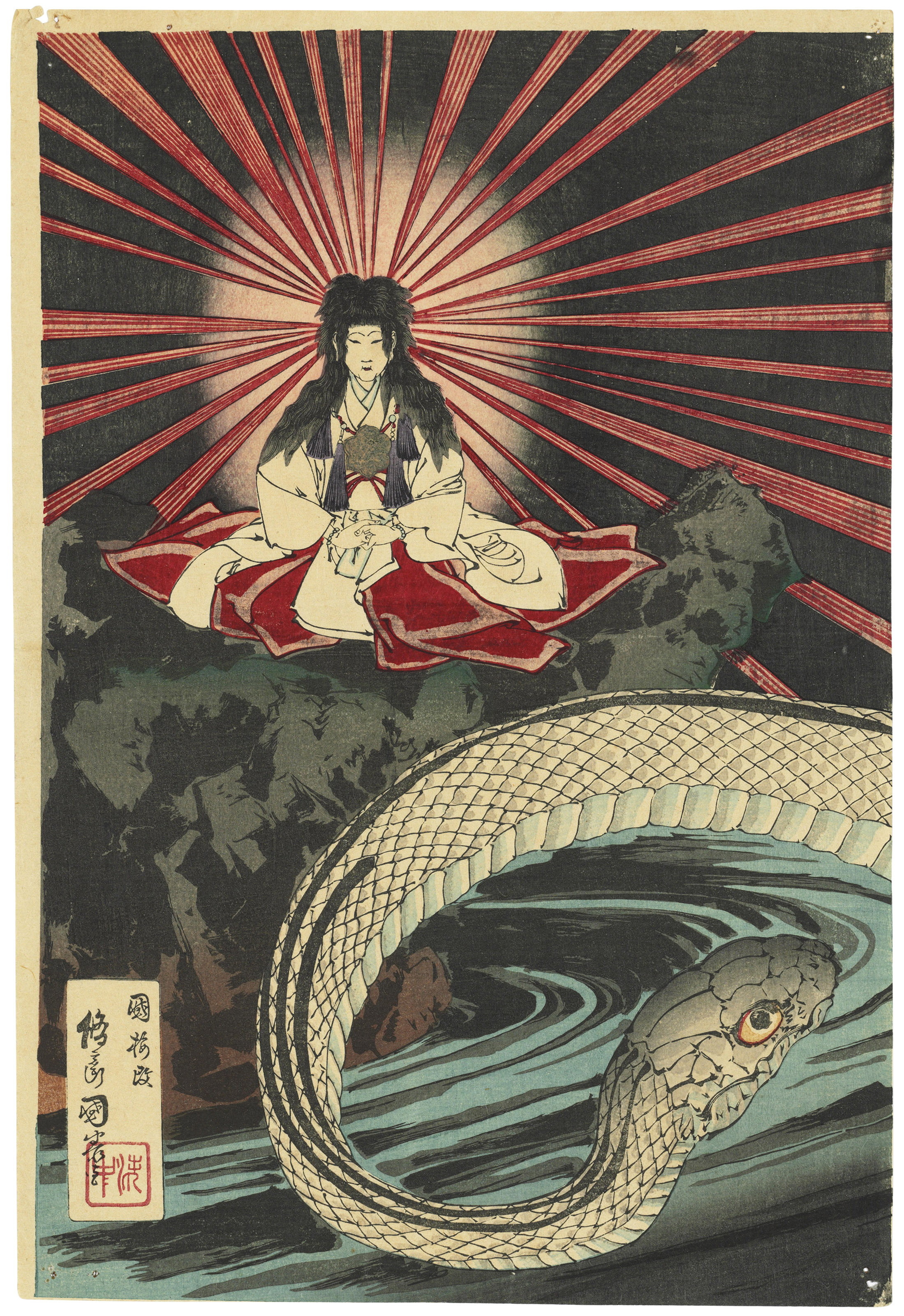全国送料無料・イイ店 TOSHINOBU SHIRAI II Tadatsune Shiro no Nitta (1866-1903), 邦楽