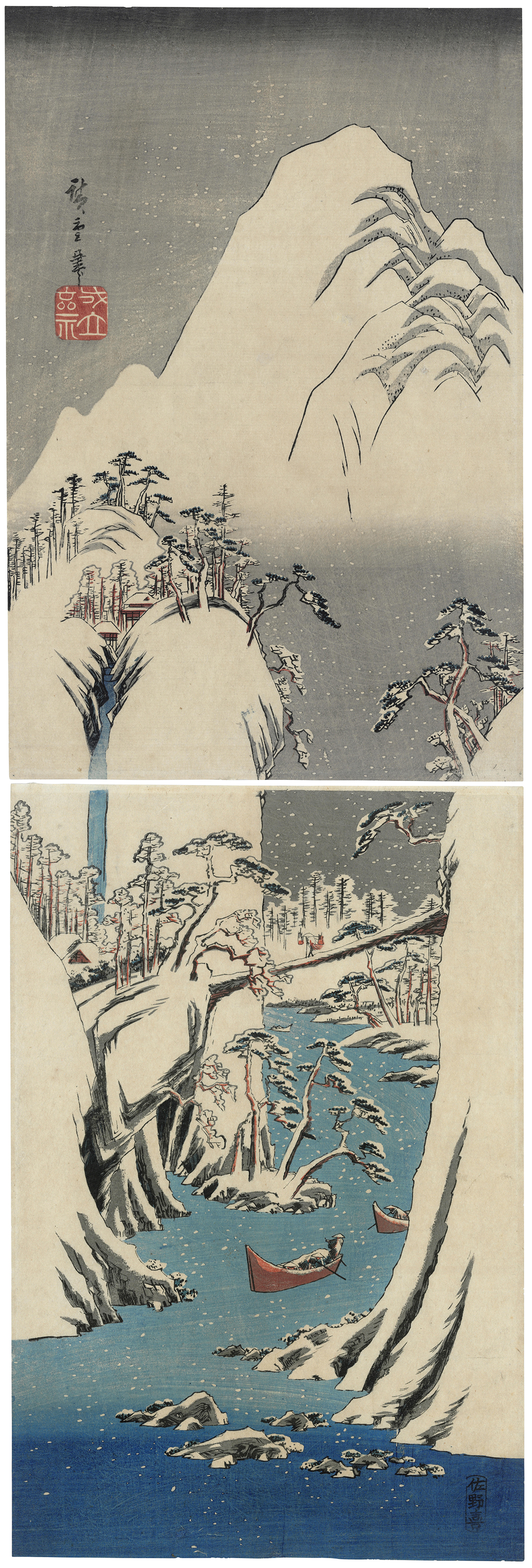 【数量限定】旧モデル在庫処分セールを開催します！ (1797–1858), HIROSHIGE UTAGAWA The Snow in River Fuji その他