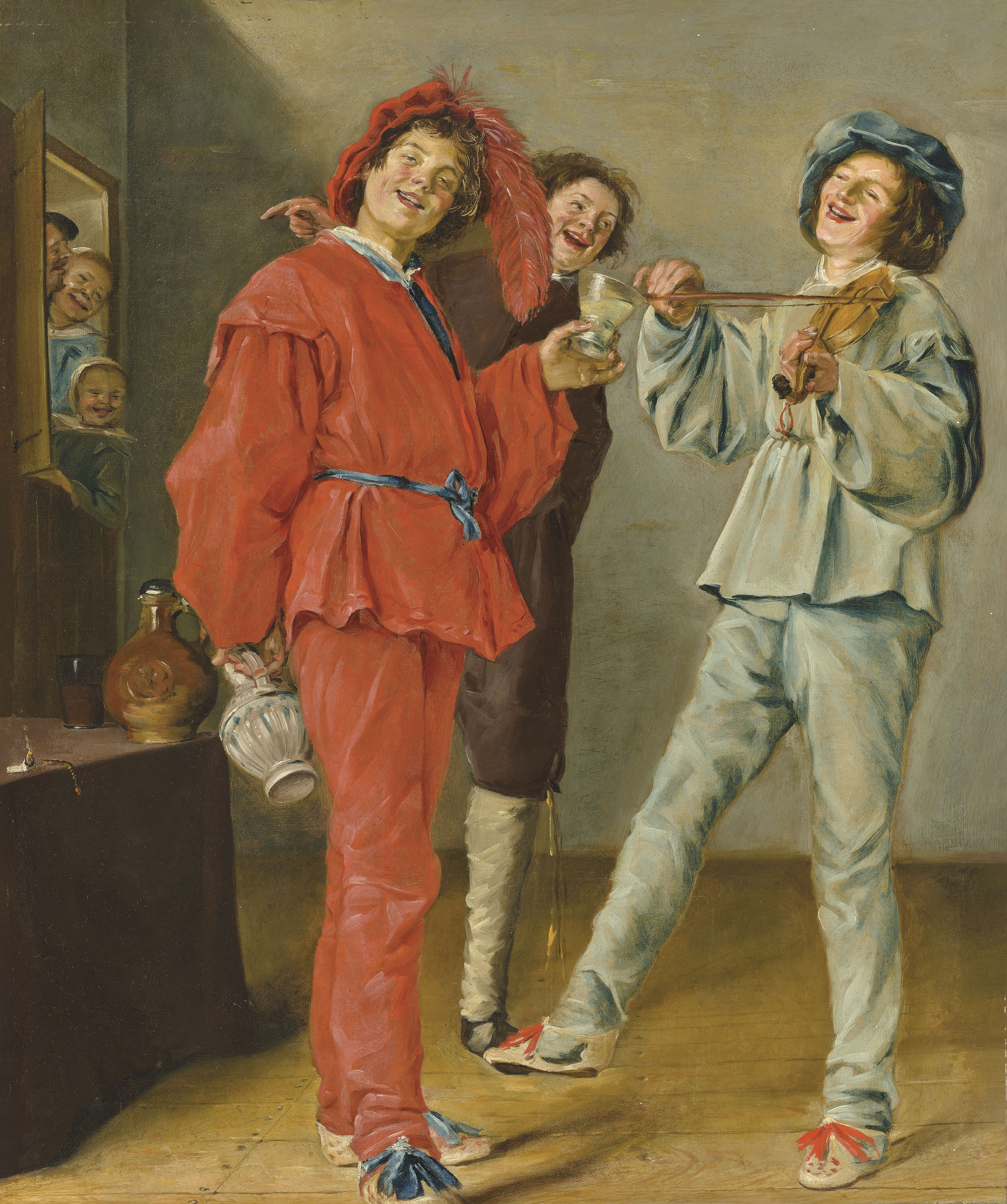Judith Leyster (1609-1660), Merry Company. Oil on canvas. 29⅜ x 24⅞ in (74.5 x 63.2 cm). Sold for &pound;1,808,750 on 6 December 2018 at Christie&rsquo;s in London