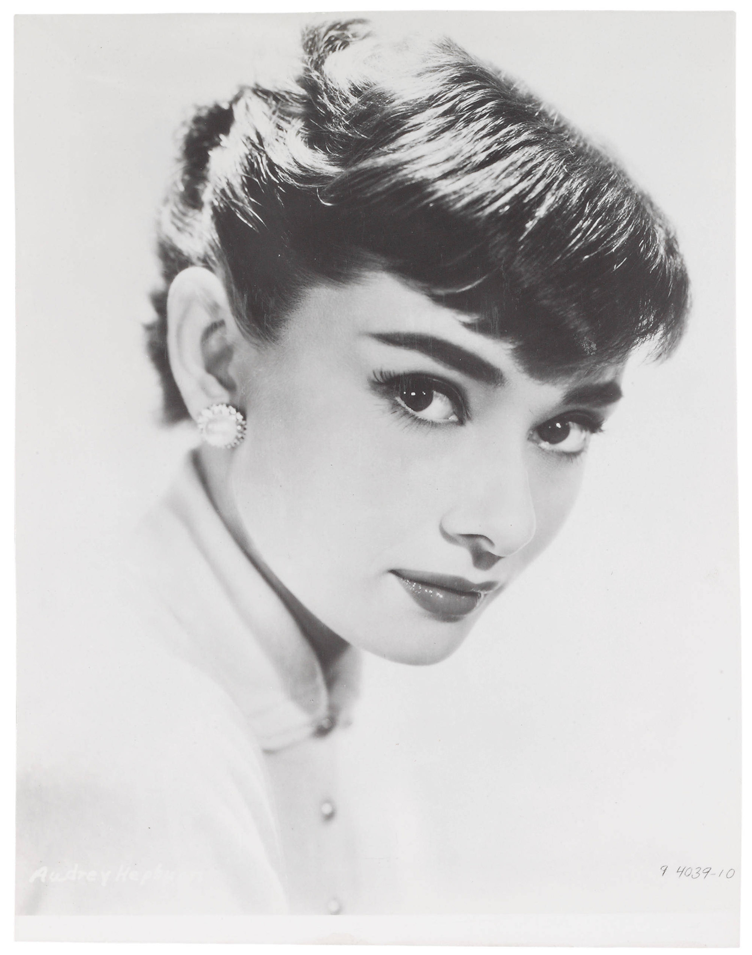 SABRINA, 1954, Two gelatin silver publicity portraits; Audrey Hepburn for the 1954 Paramount