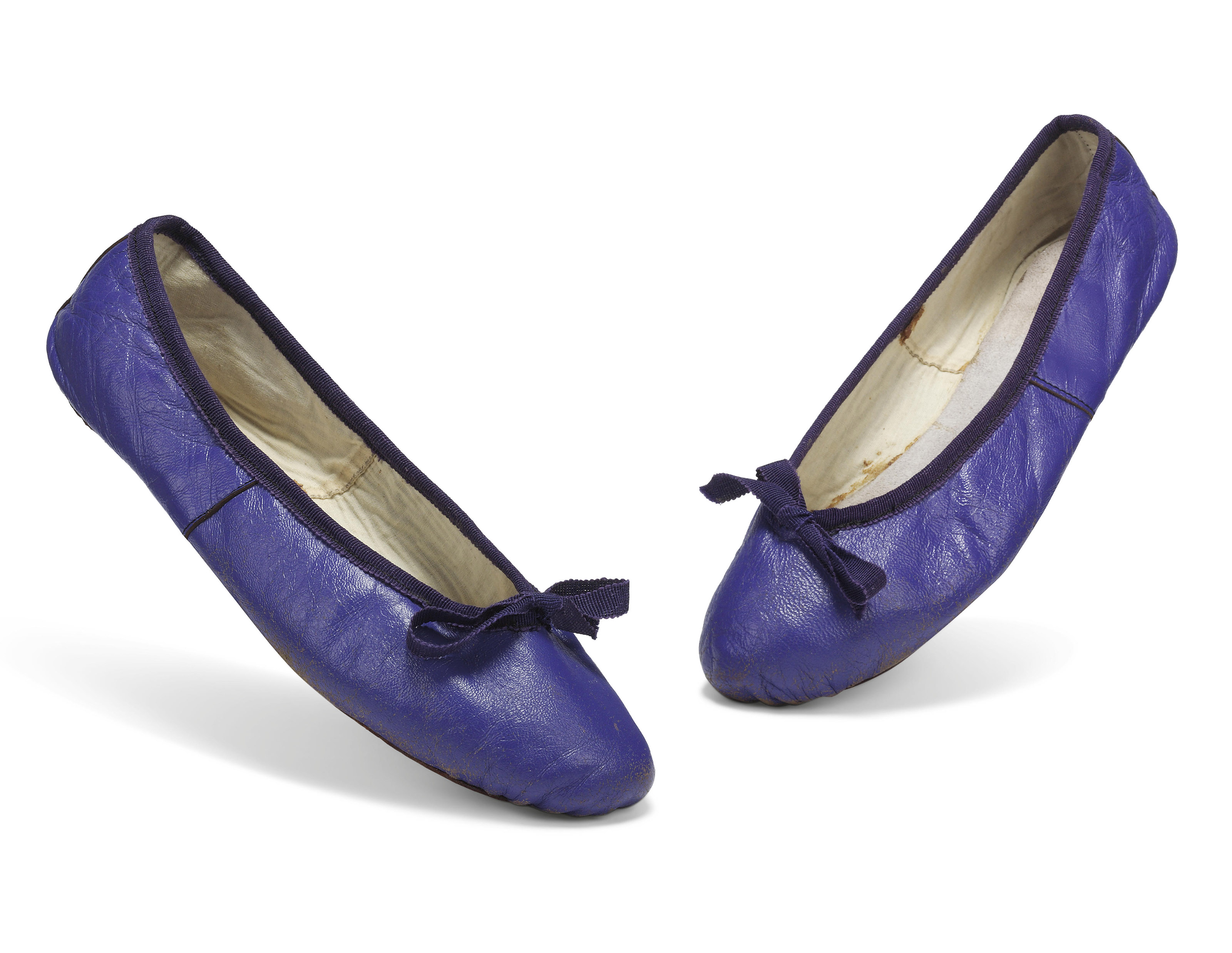 Purple store ballet pumps