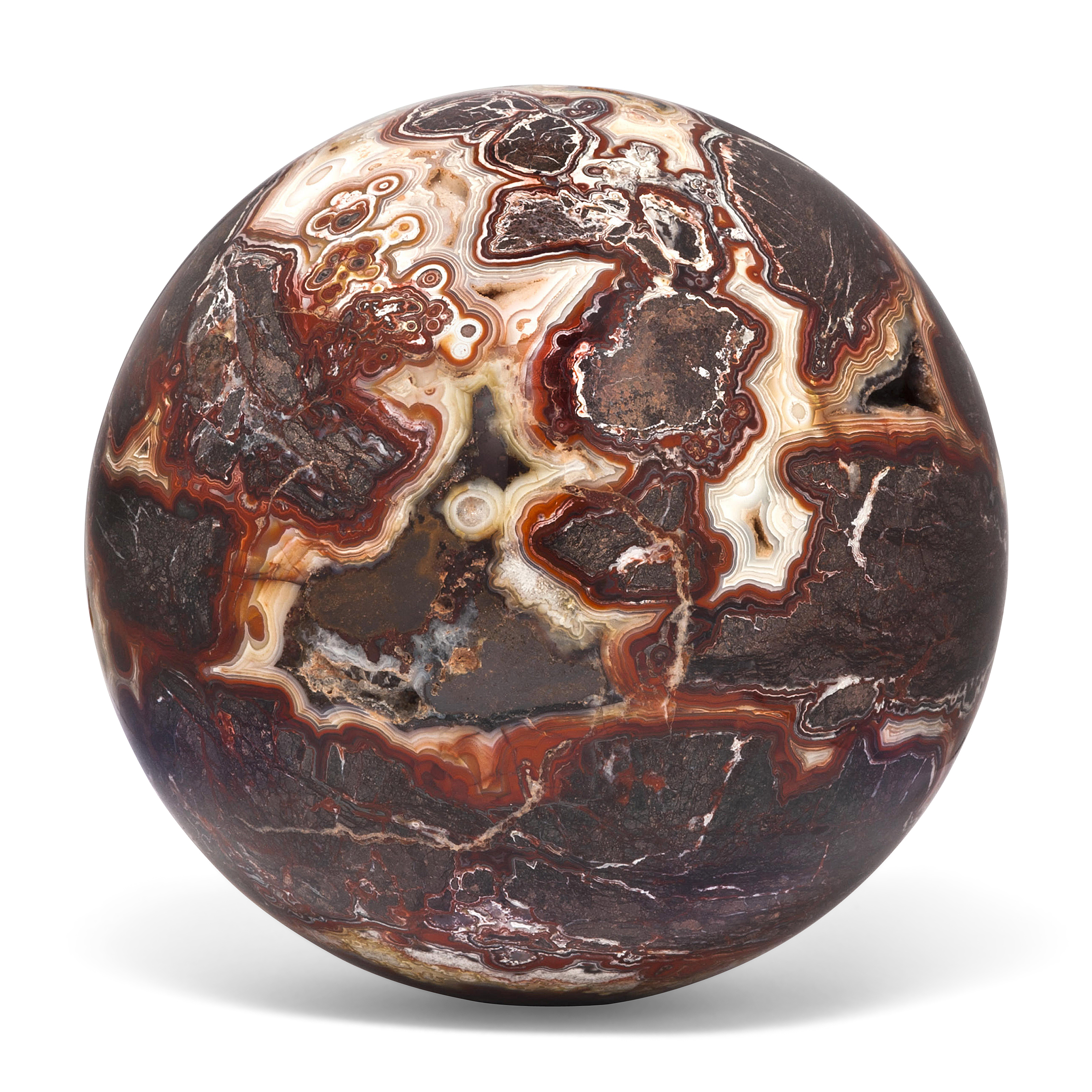 A 'CRAZY LACE' JASPER SPHERE, MEXICO | Christie's