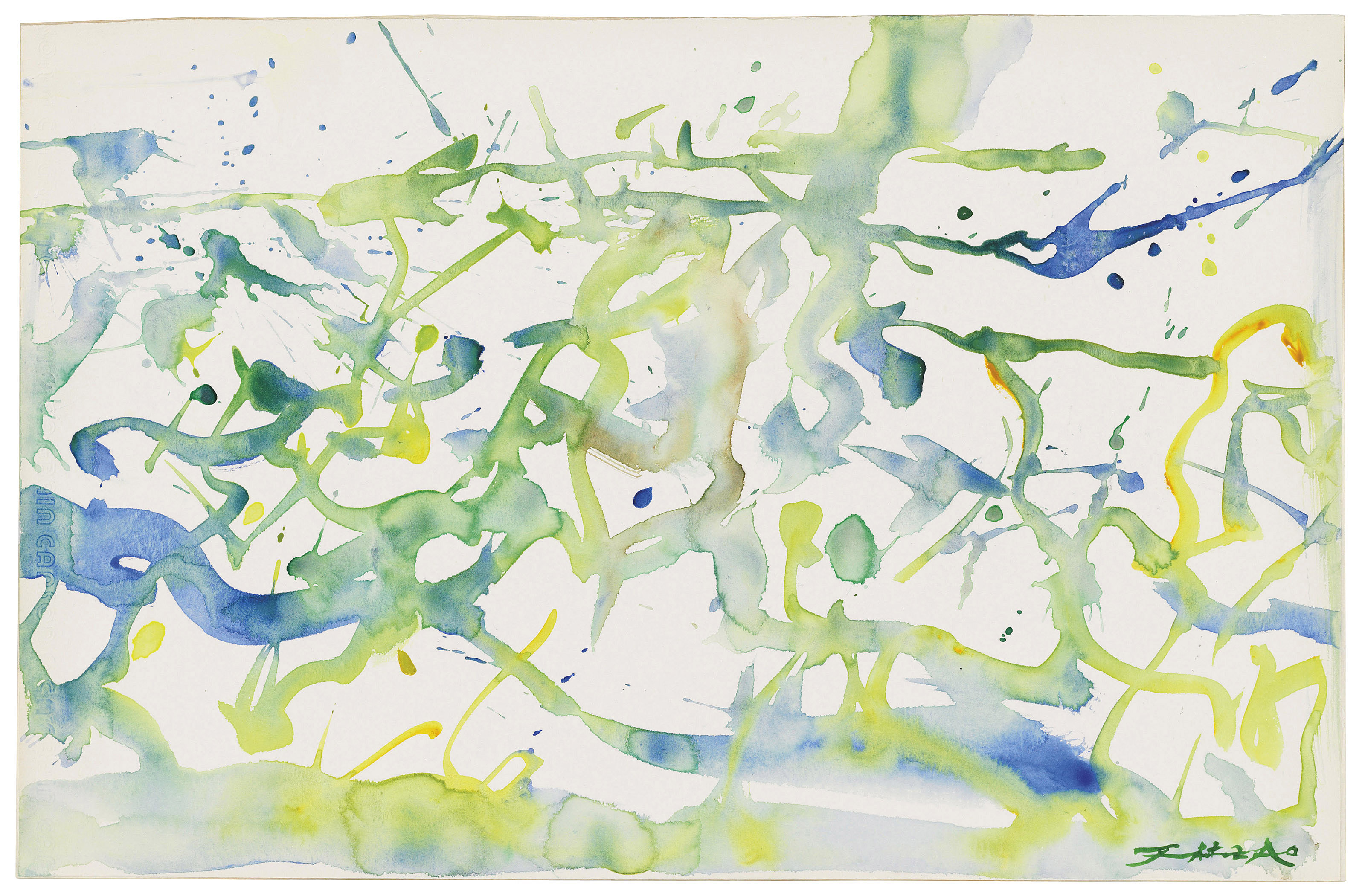 趙繼偉　サイン写真 ZAO WOU-KI (1920-2013), Untitled | Christie's