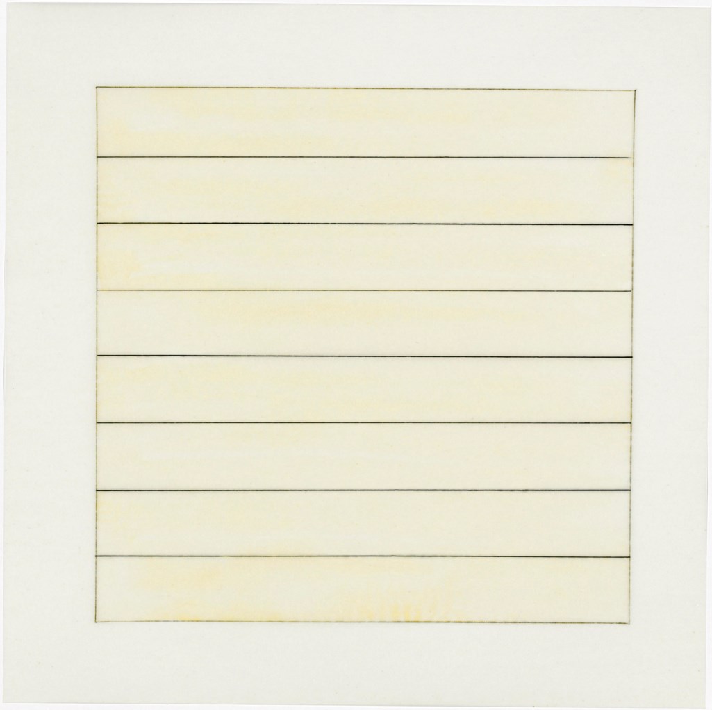AGNES MARTIN (19122004), Paintings and Drawings 19741990 Christie’s