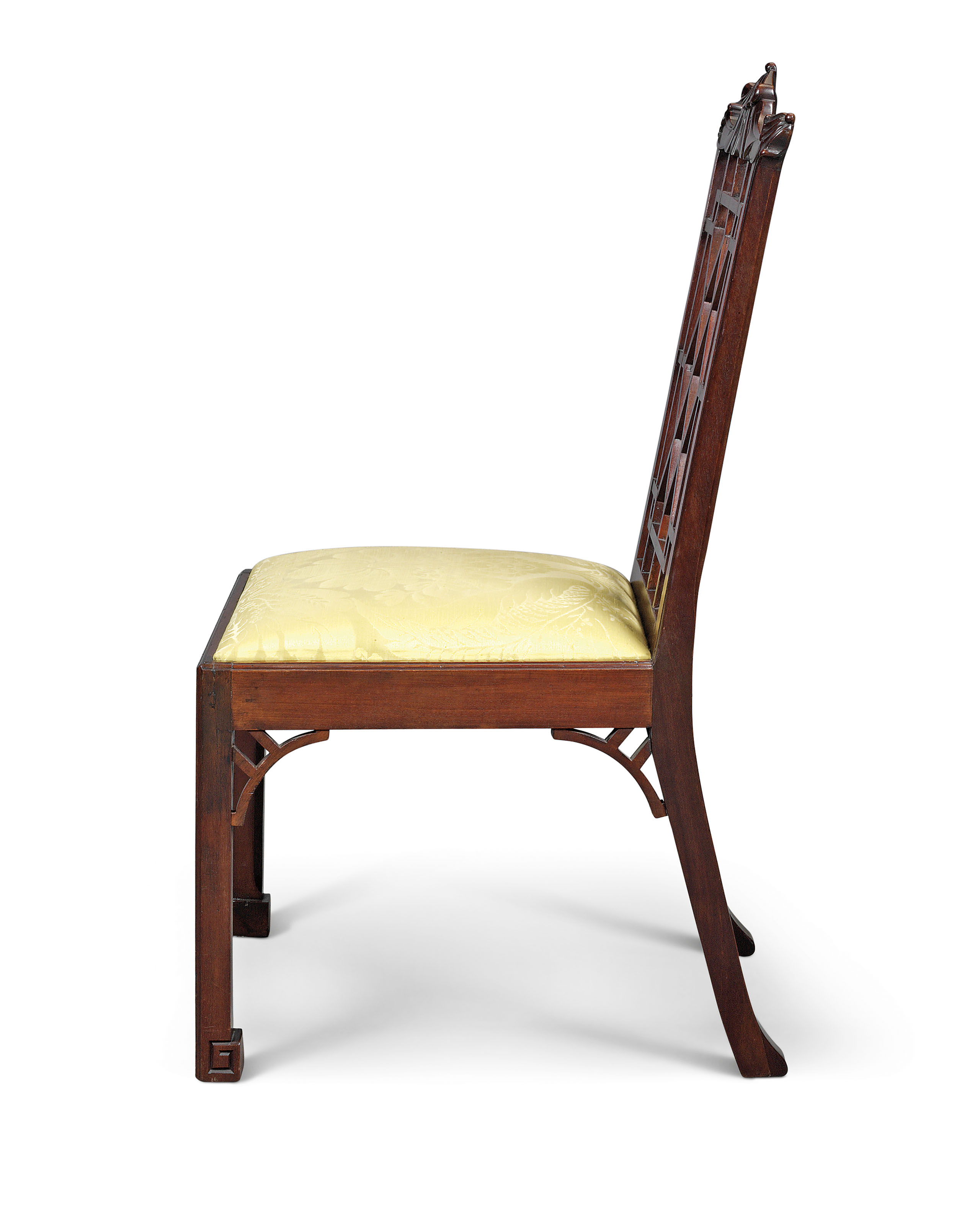 A Set Of Twelve Mahogany Dining Chairs In The Chinese