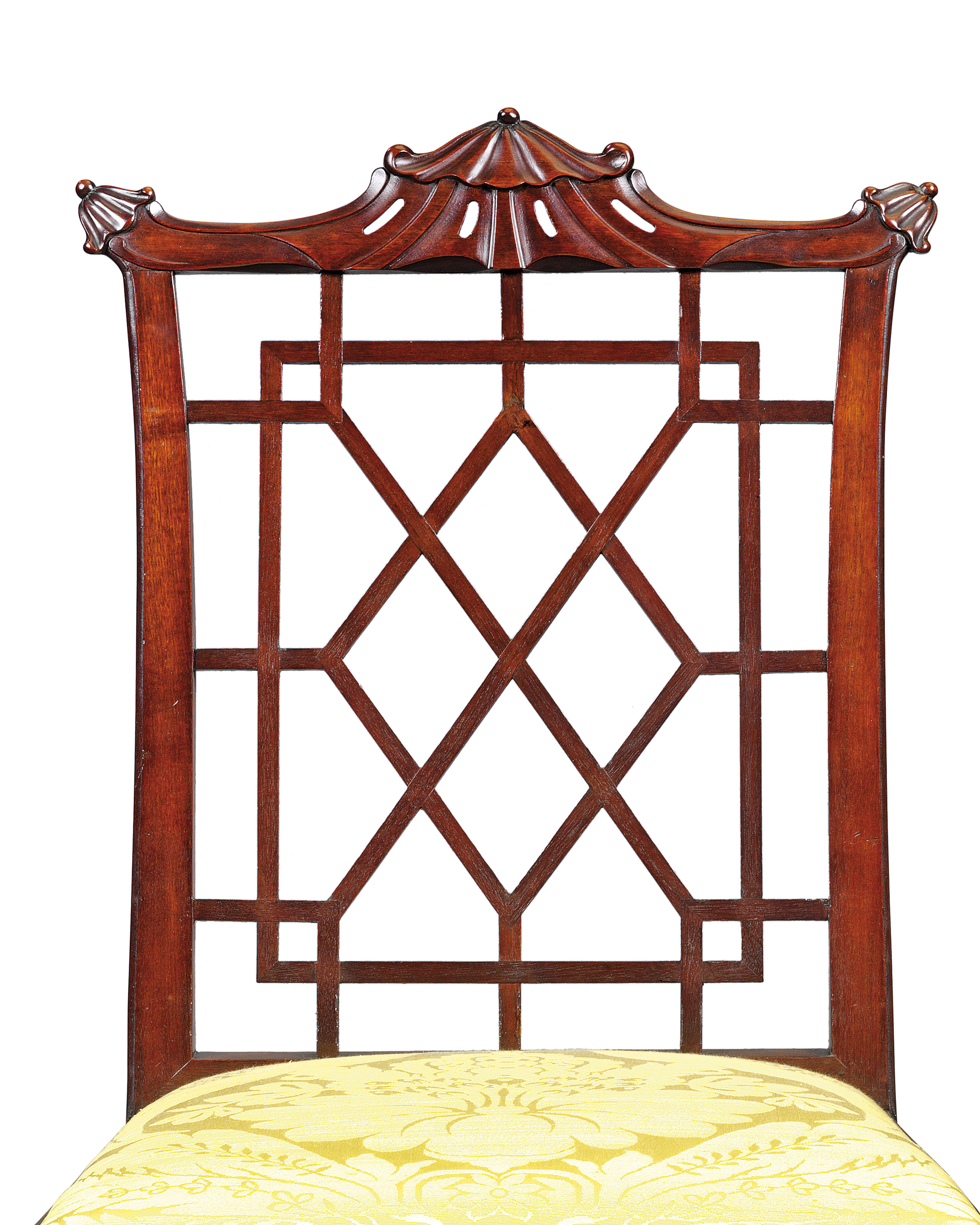 A Set Of Twelve Mahogany Dining Chairs In The Chinese