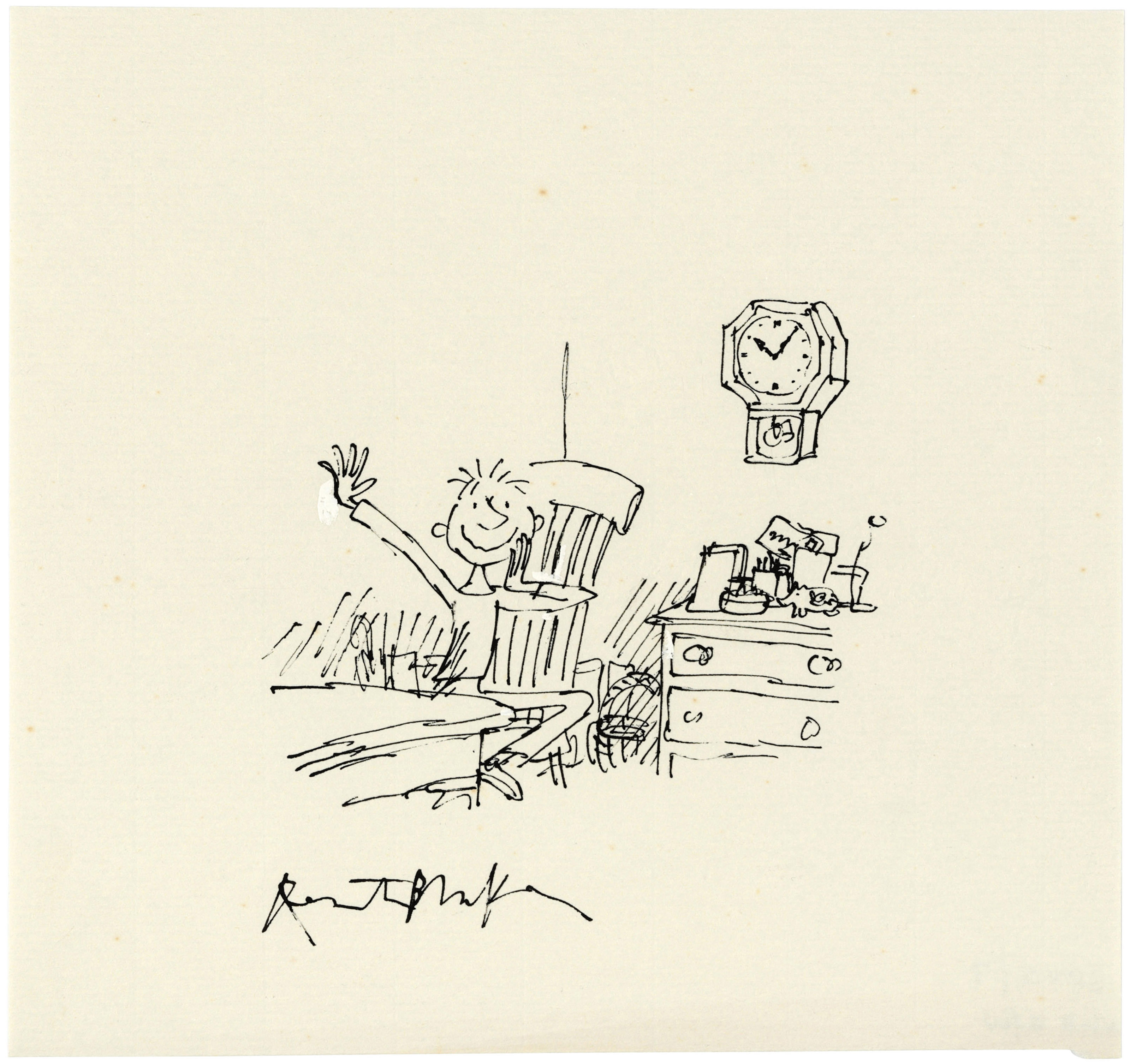 Quentin Blake (b. 1932), George has an idea | Christie’s