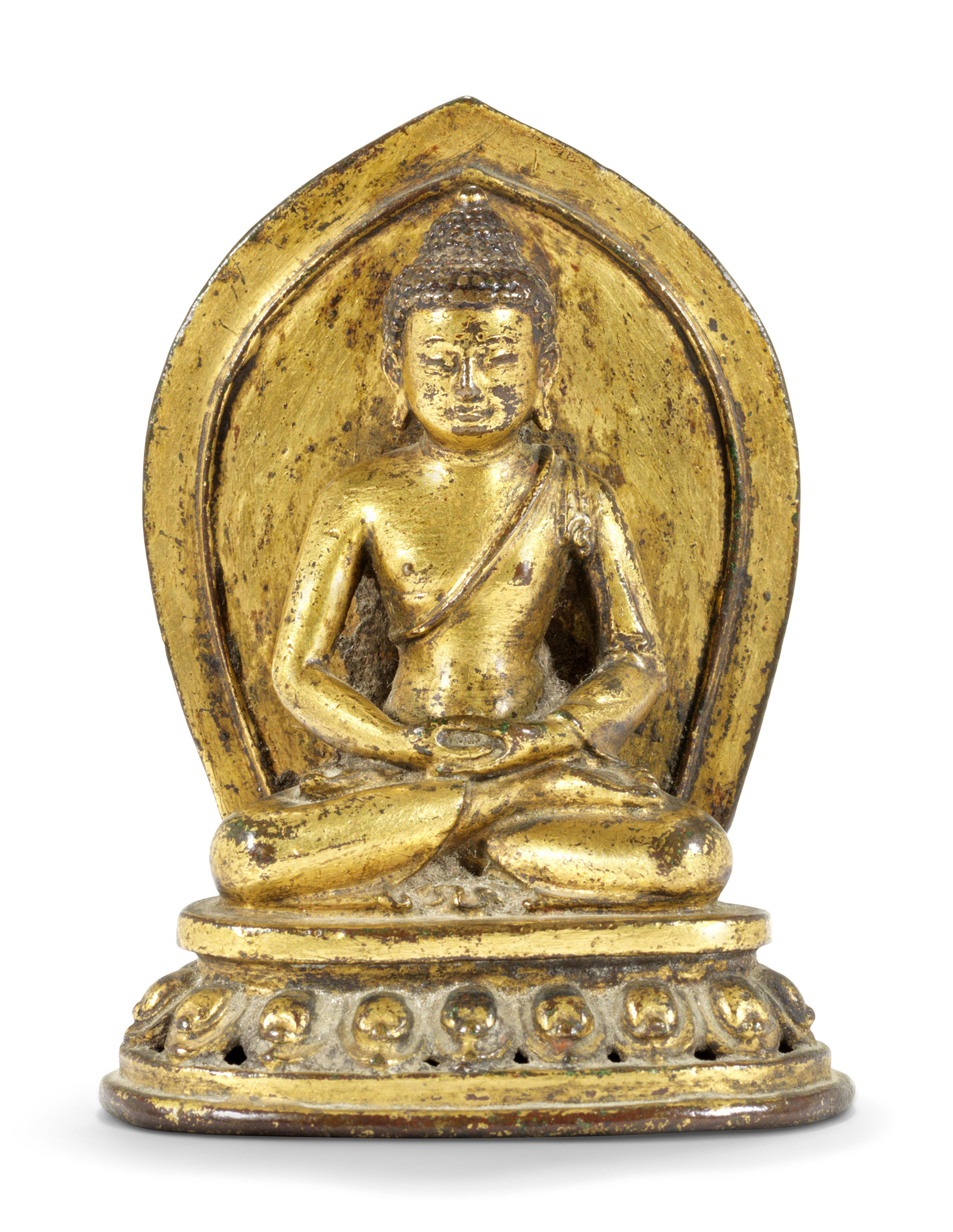 中国古董，古銅釋迦牟尼坐像，高11.5cm，重1100克，仏教美術 中国古董，古銅釋迦牟尼坐像，高11.5cm，重1100克，仏教美術