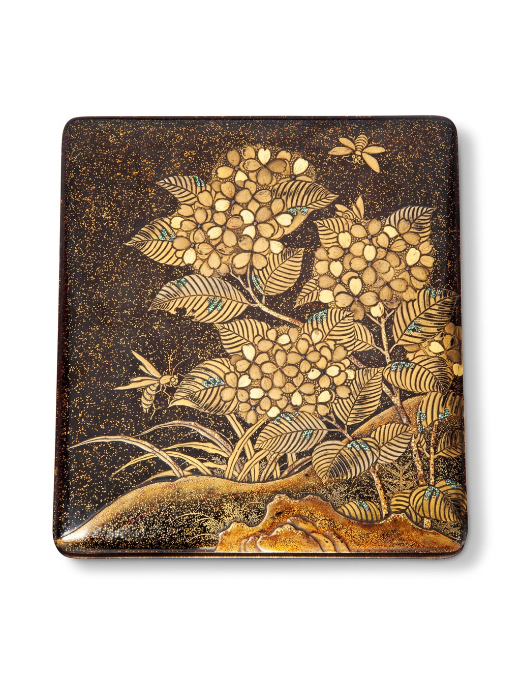 A JAPANESE LACQUER WRITING BOX (SUZURIBAKO), EDO PERIOD (19TH CENTURY ...