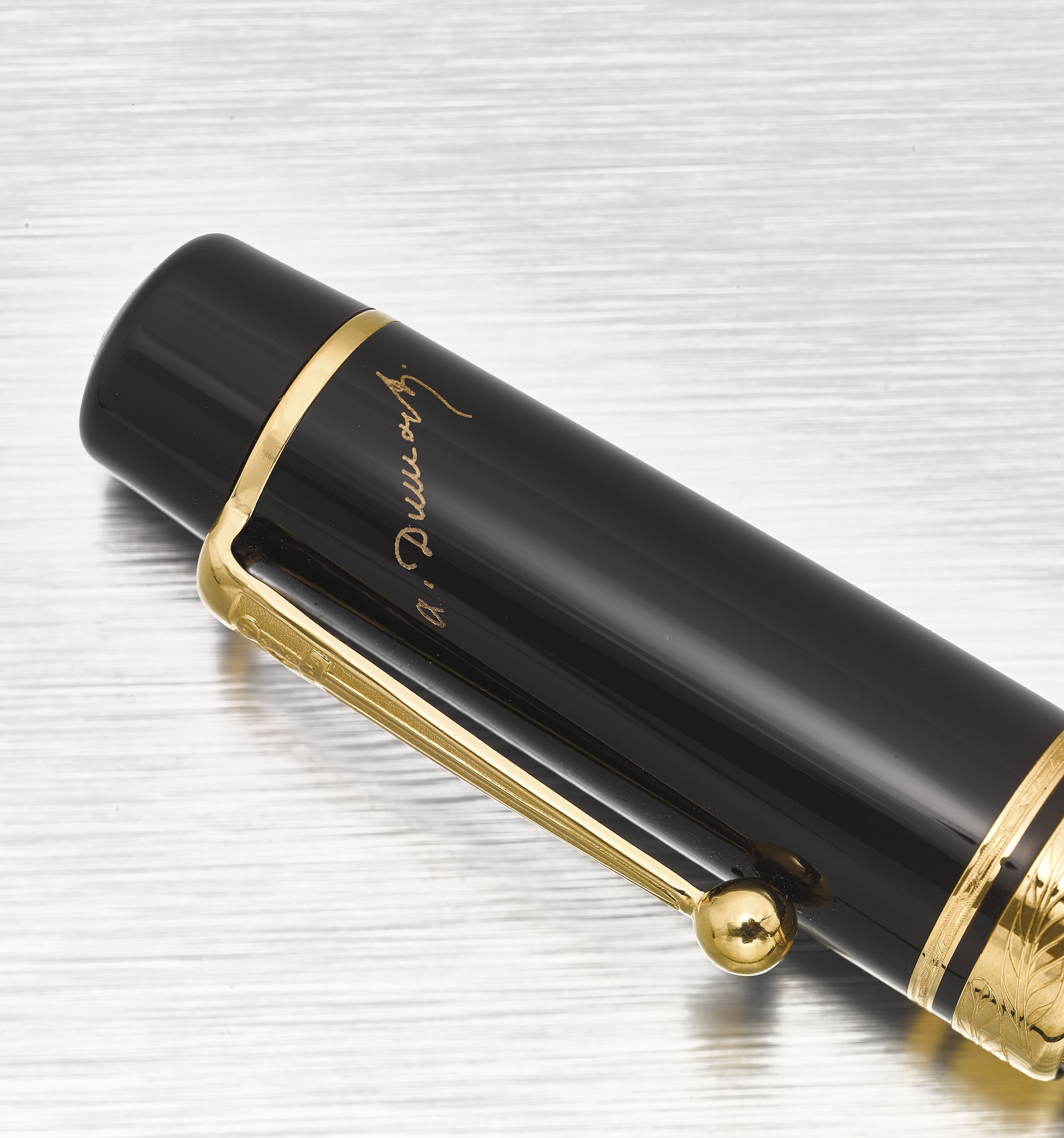 MONTBLANC. A RARE LIMITED EDITION SET CONSISTING OF ONE FOUNTAIN PEN