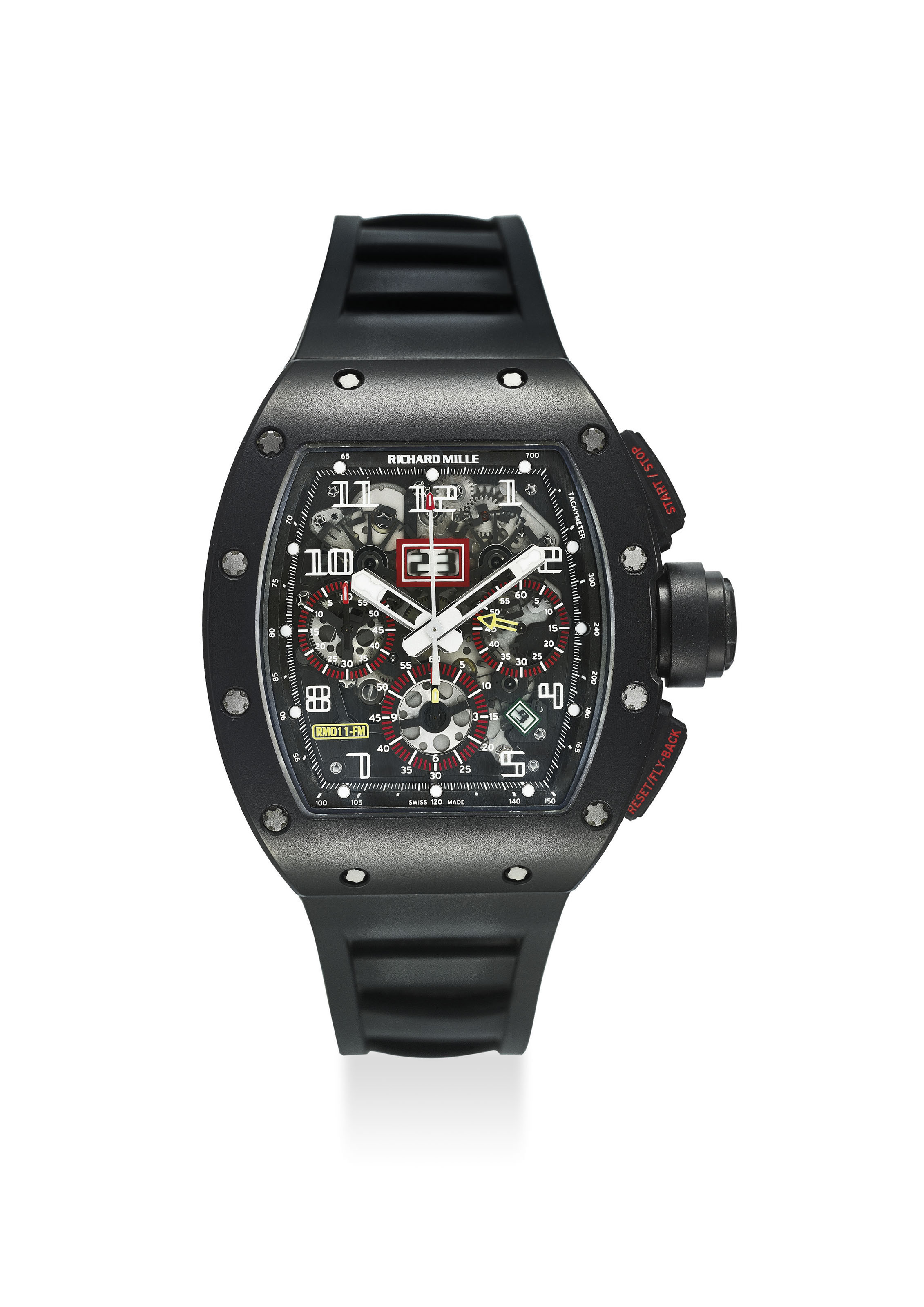 RICHARD MILLE A RARE AND FINE CARBON ANNUAL CALENDAR FLYBACK