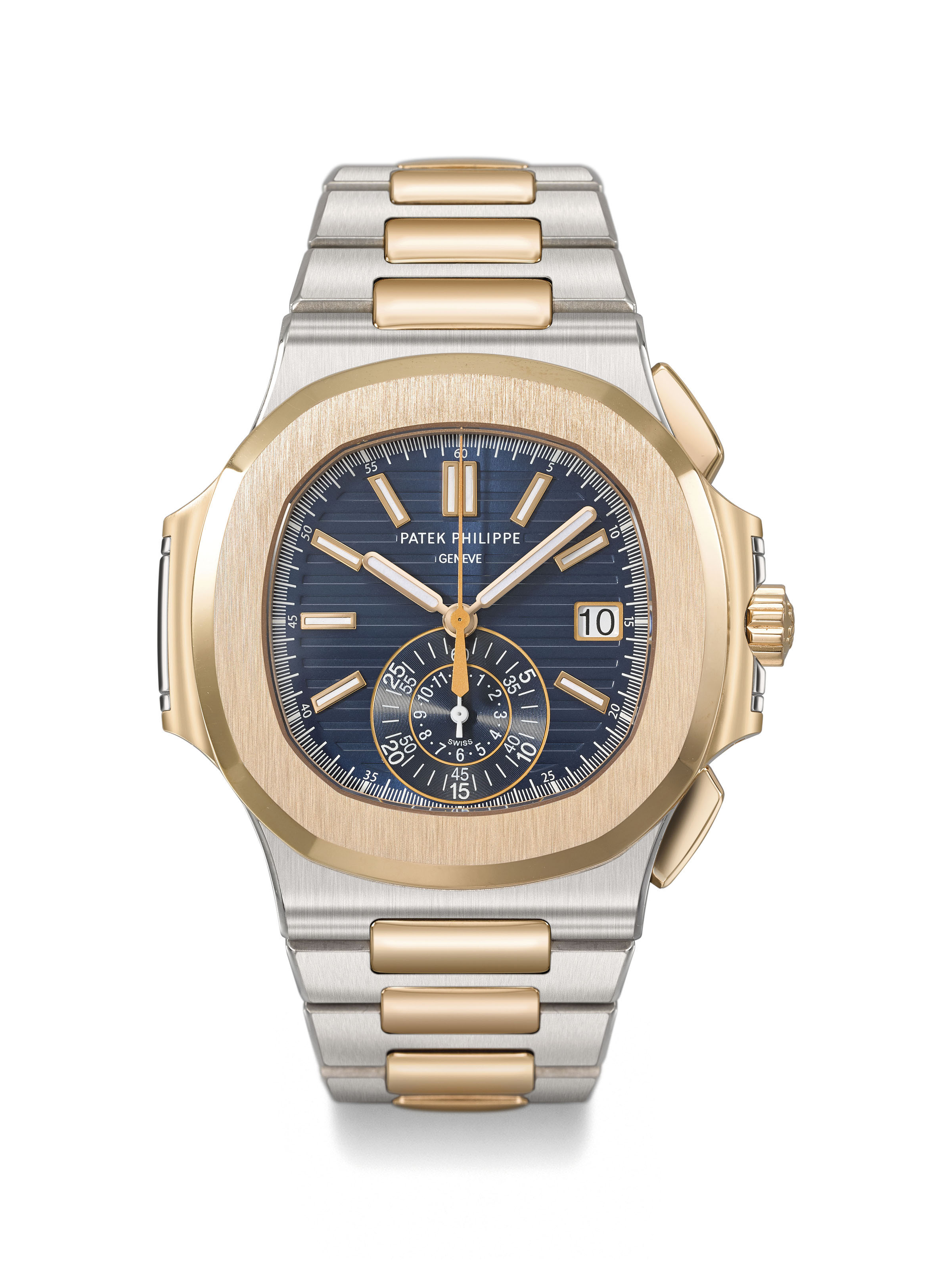 Patek Philippe. A very fine, rare and attractive stainless steel and ...