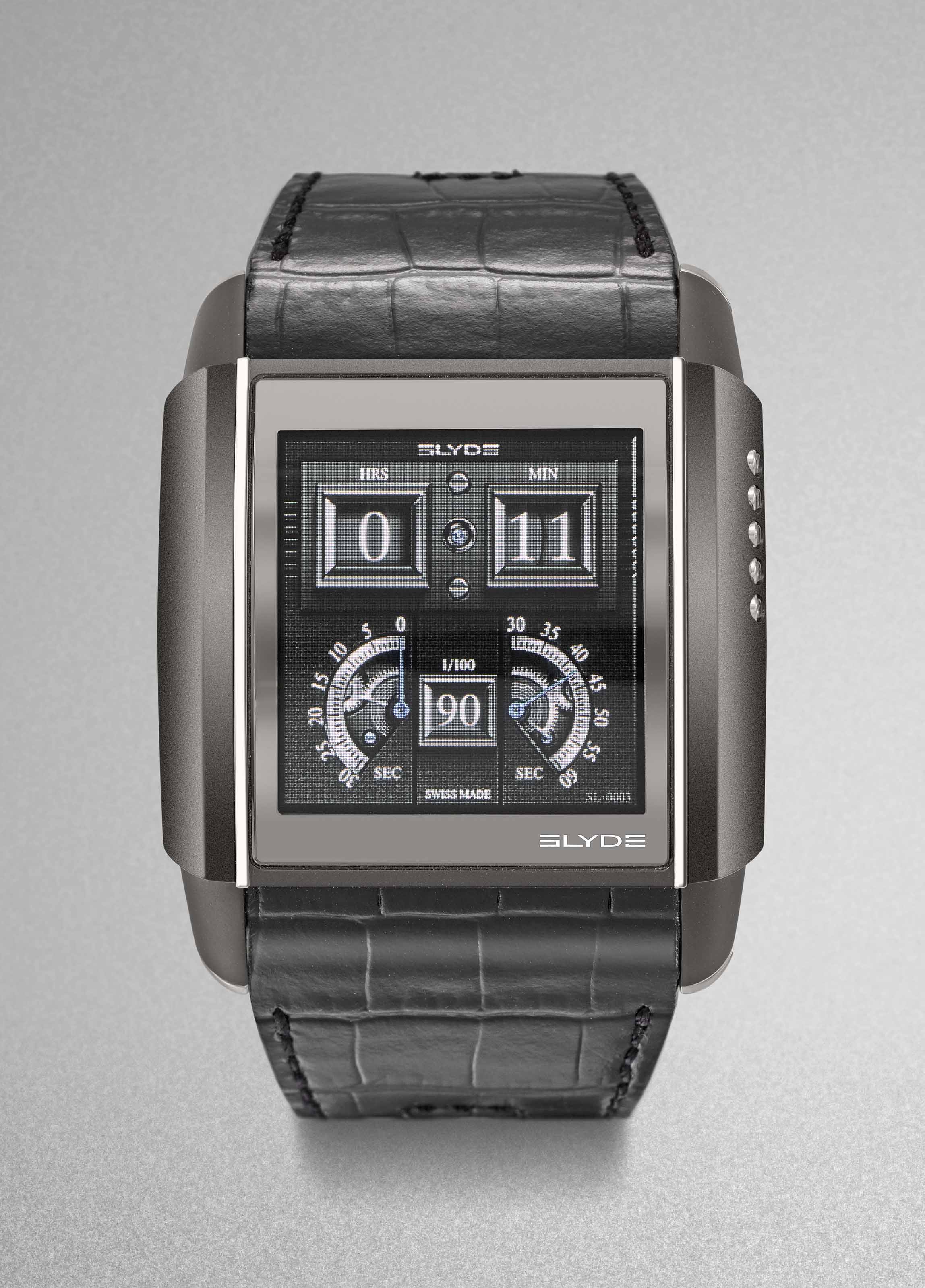 oversized digital watch