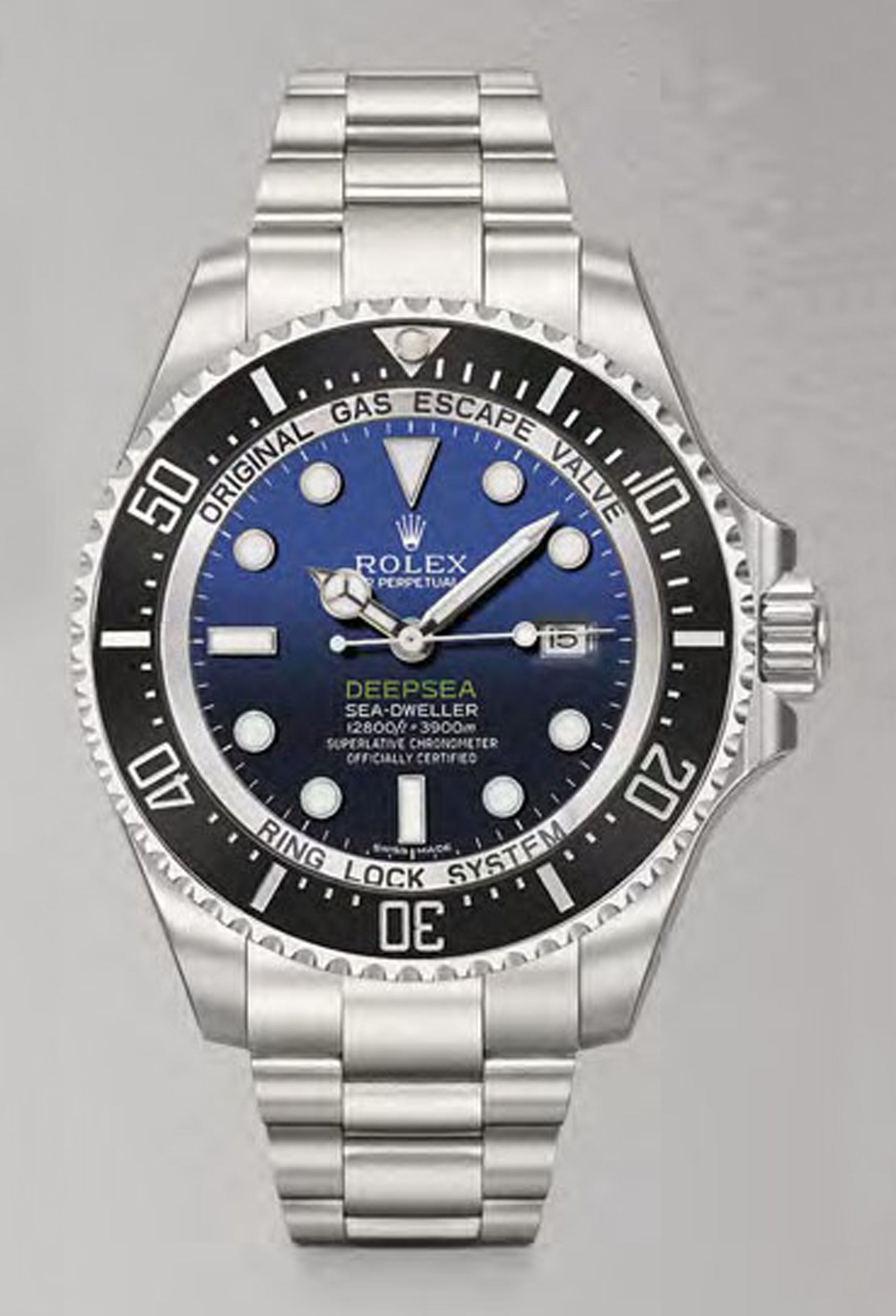 ROLEX. A LARGE STAINLESS STEEL AUTOMATIC WRISTWATCH WITH