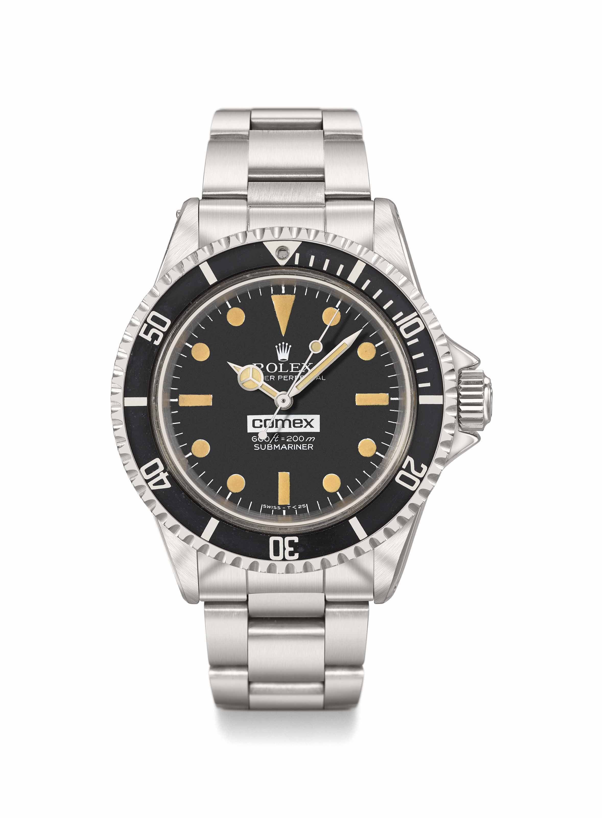 Rolex submariner 600ft 200m outlet