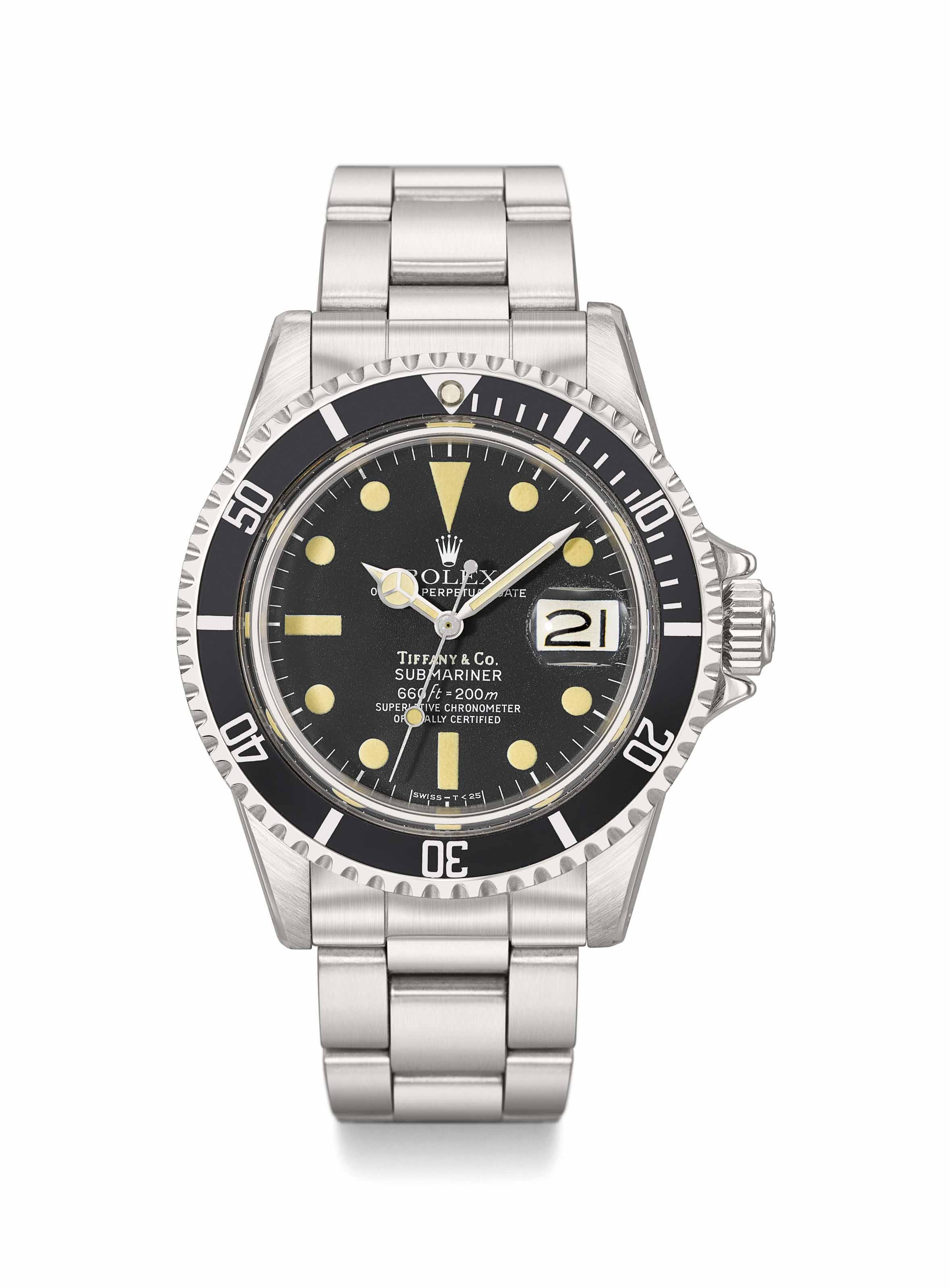 Rolex submariner 600ft 200m clearance