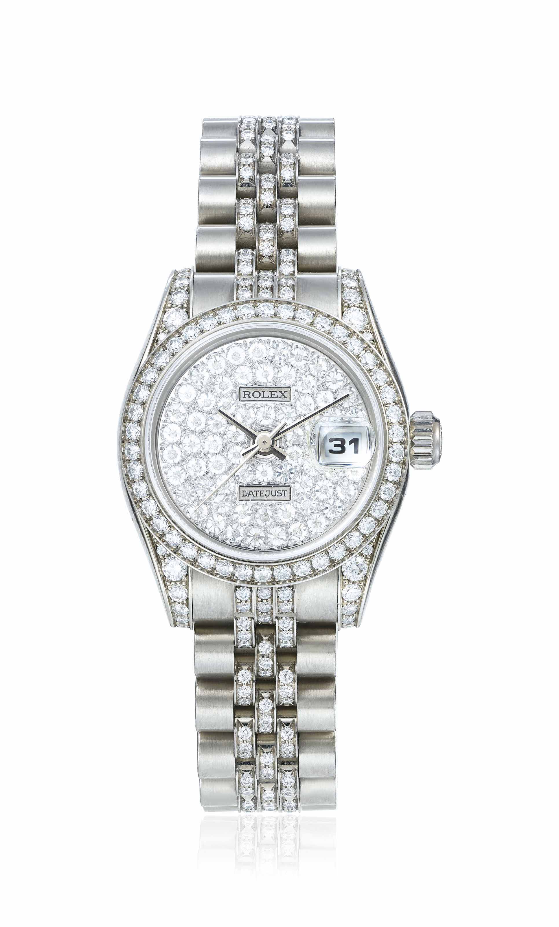 rolex datejust 10 diamonds