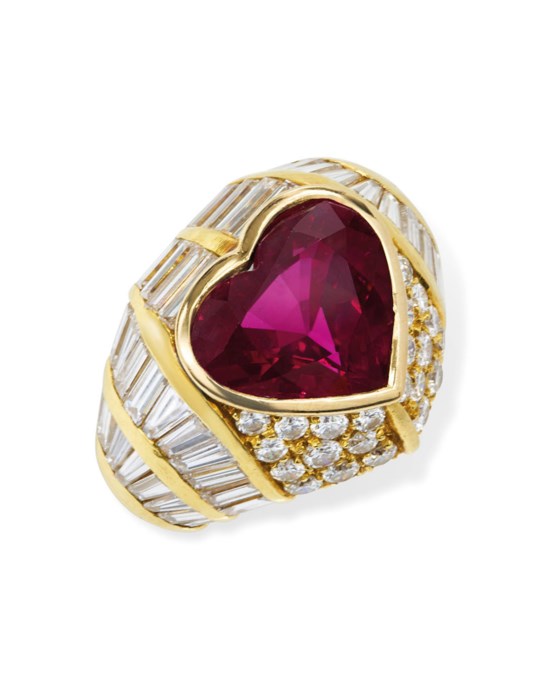 RUBY AND DIAMOND RING