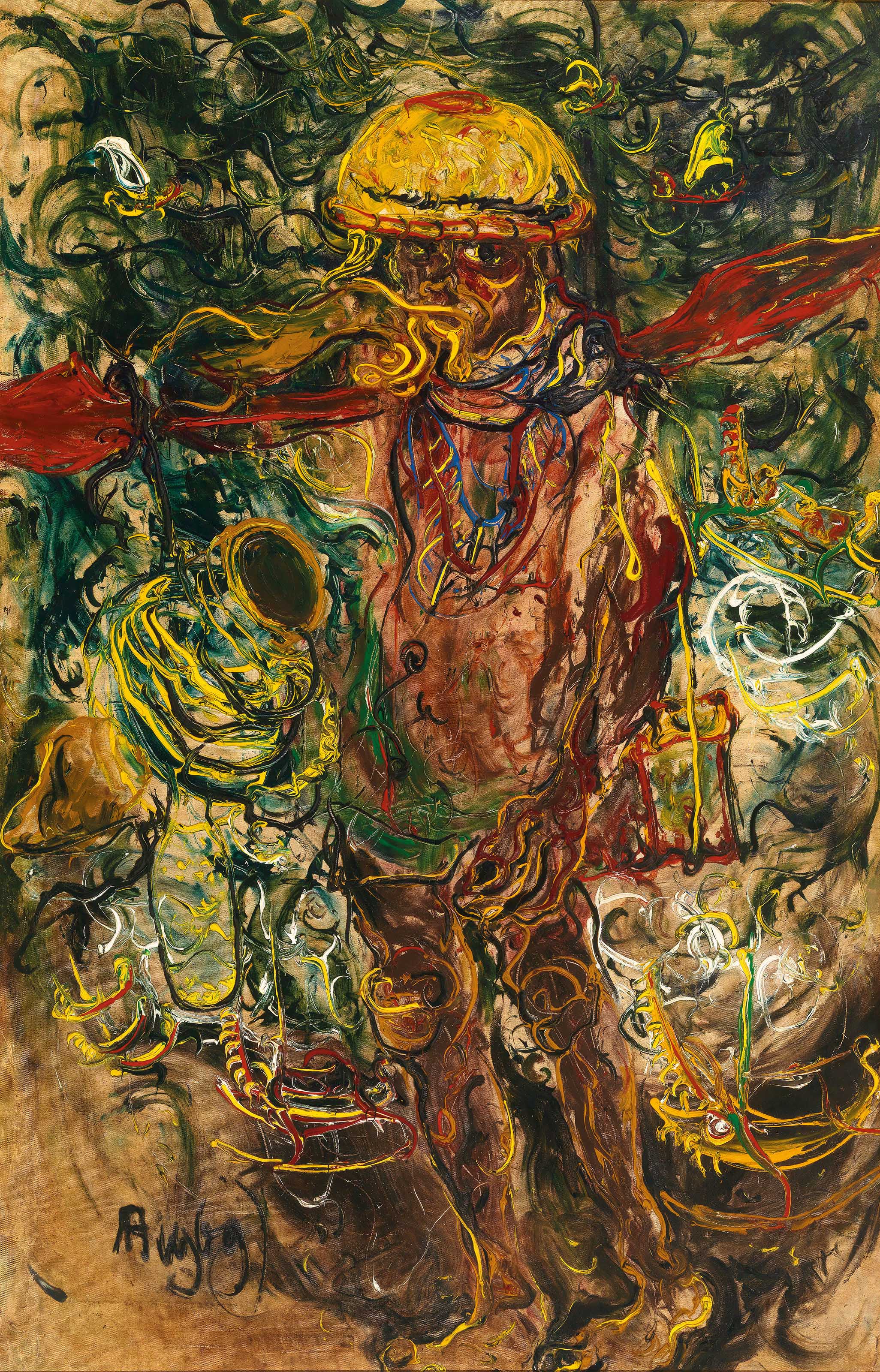  AFFANDI  INDONESIA 1907 1990 Fisherman Christie s