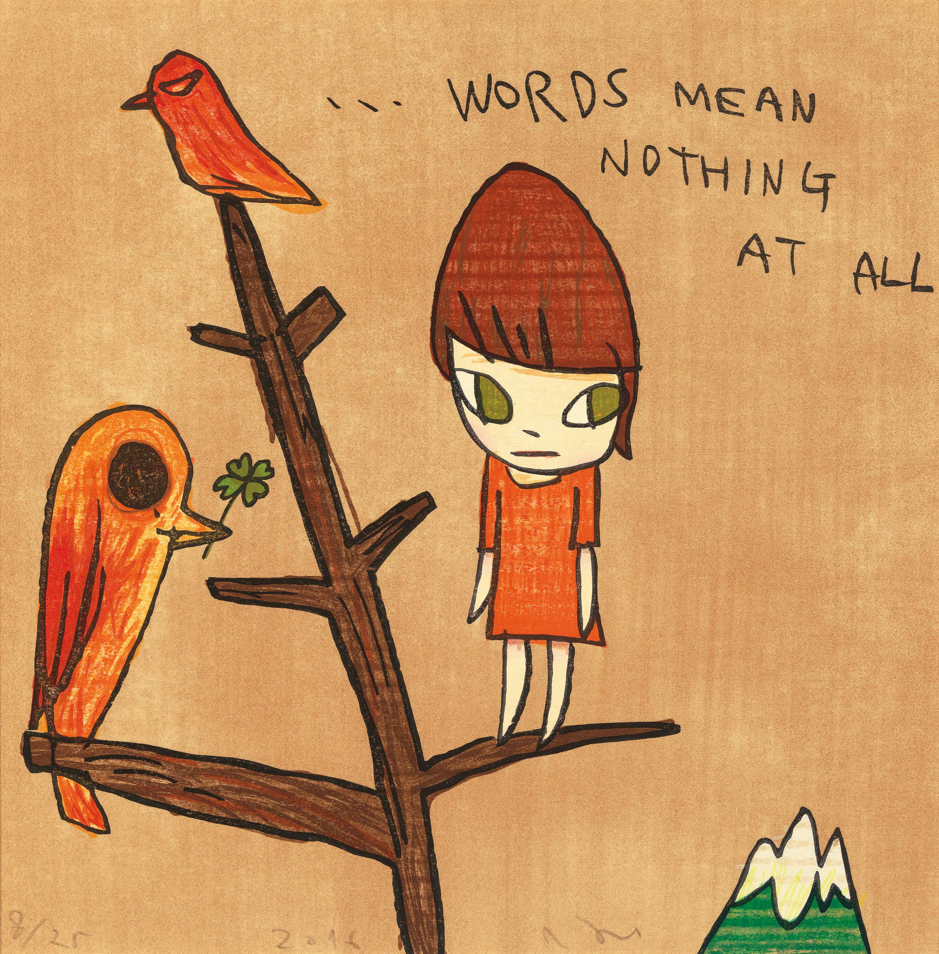 Yoshitomo Nara Japan B 1959 Words Mean Nothing At All 2010s Prints Multiples Christie S