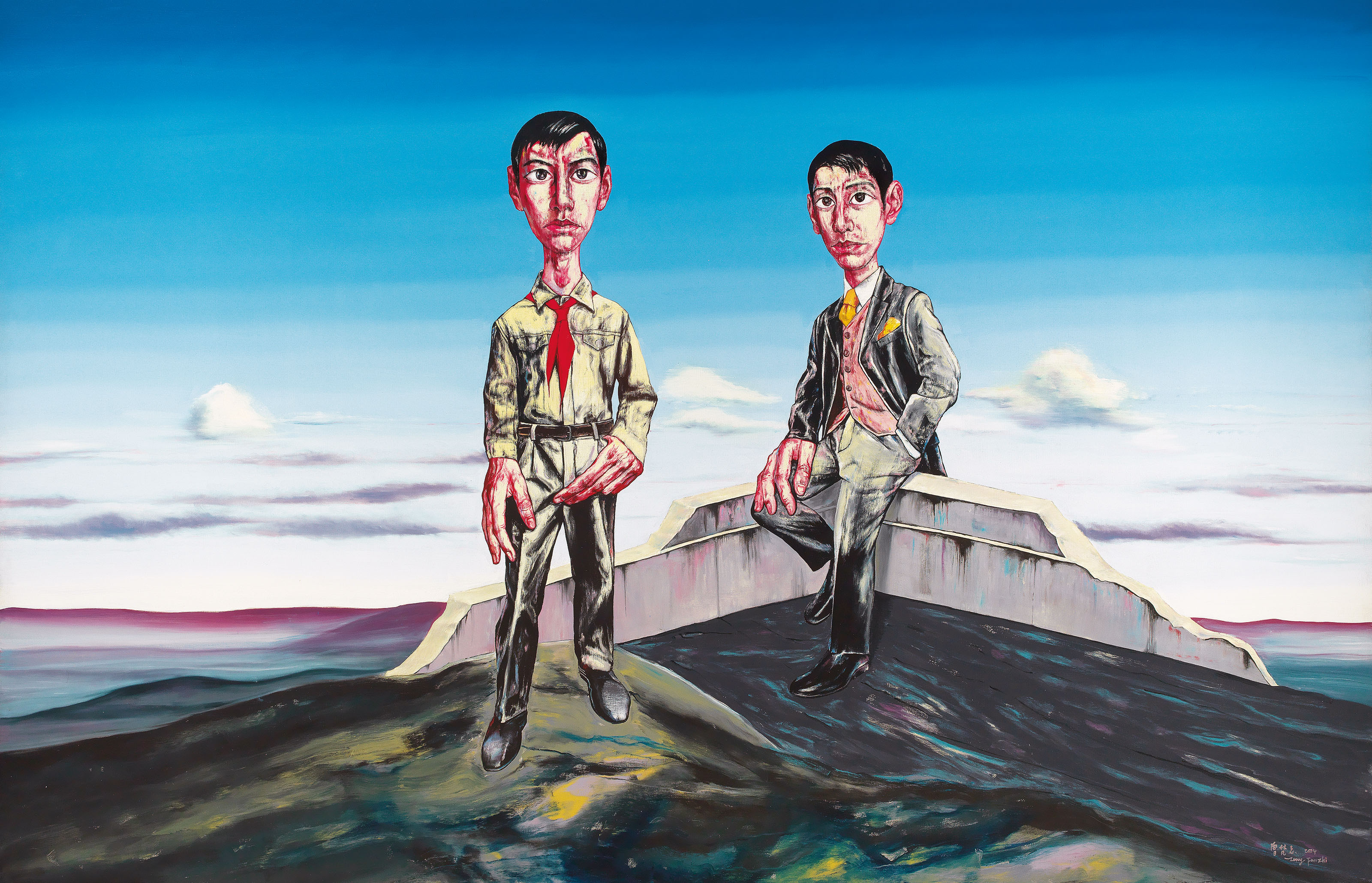 zeng-fanzhi-china-b-1964-i-we-signed-auctions-price-archive